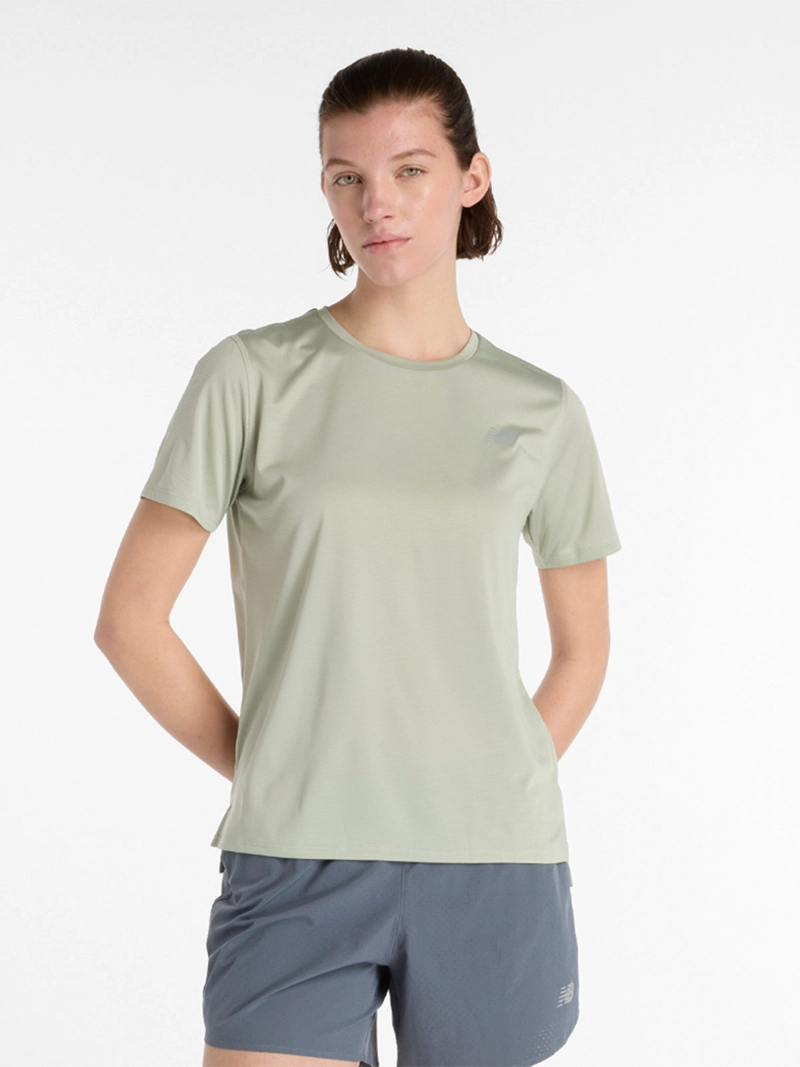 POLO MANGA CORTA MUJER NEW BALANCE WT41222GAS - 1