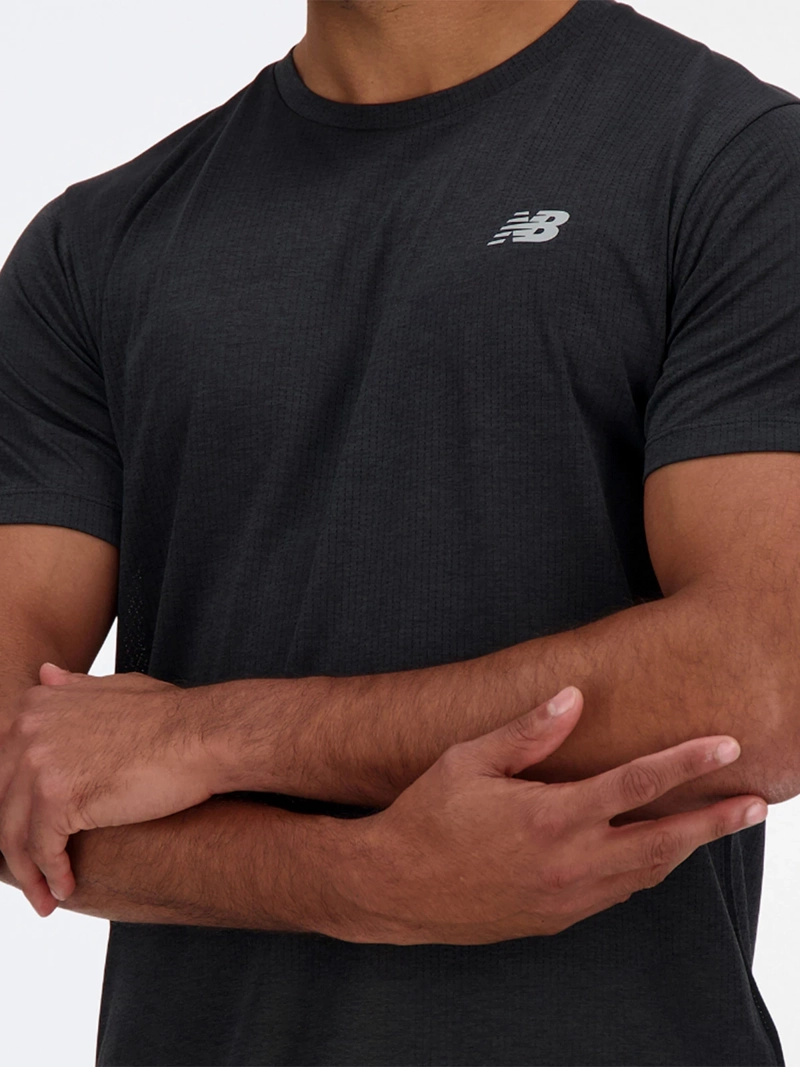 POLO MANGA CORTA HOMBRE NEW BALANCE MT41253BK - 4
