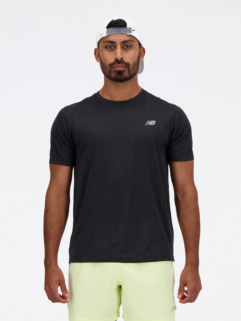 POLO MANGA CORTA HOMBRE NEW BALANCE MT41253BK - 1
