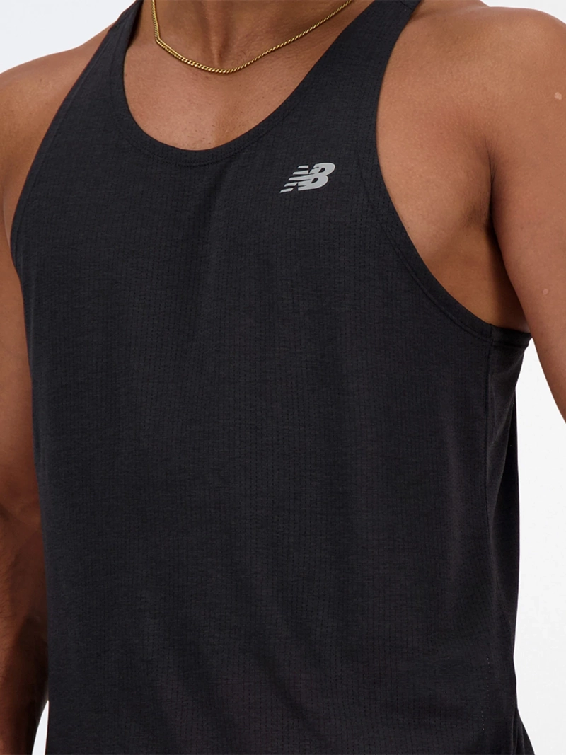 POLO MANGA CORTA HOMBRE NEW BALANCE MT41250BK - 4