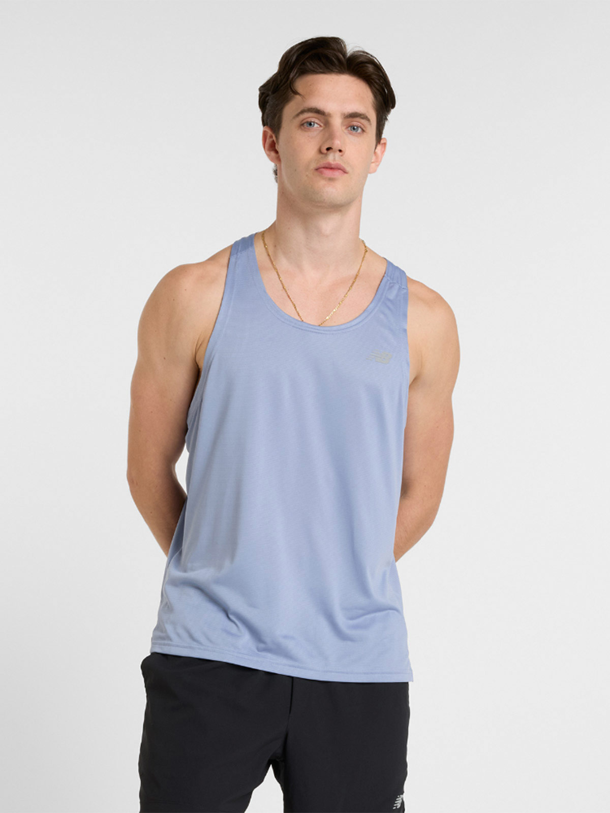 POLO SIN MANGAS HOMBRE NEW BALANCE MT41220DUS - 1