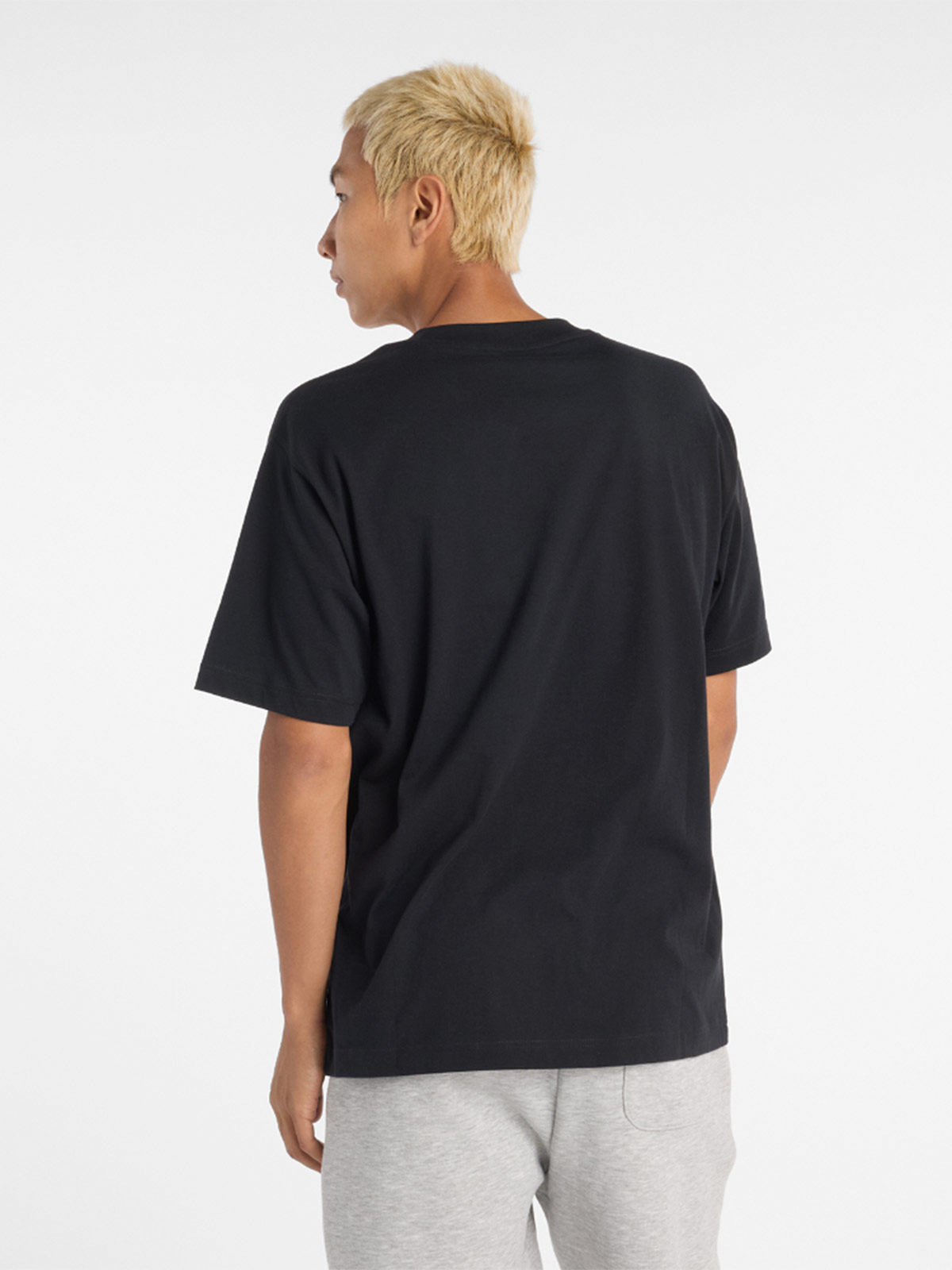 POLO MANGA CORTA HOMBRE NEW BALANCE MT53941BK - 3