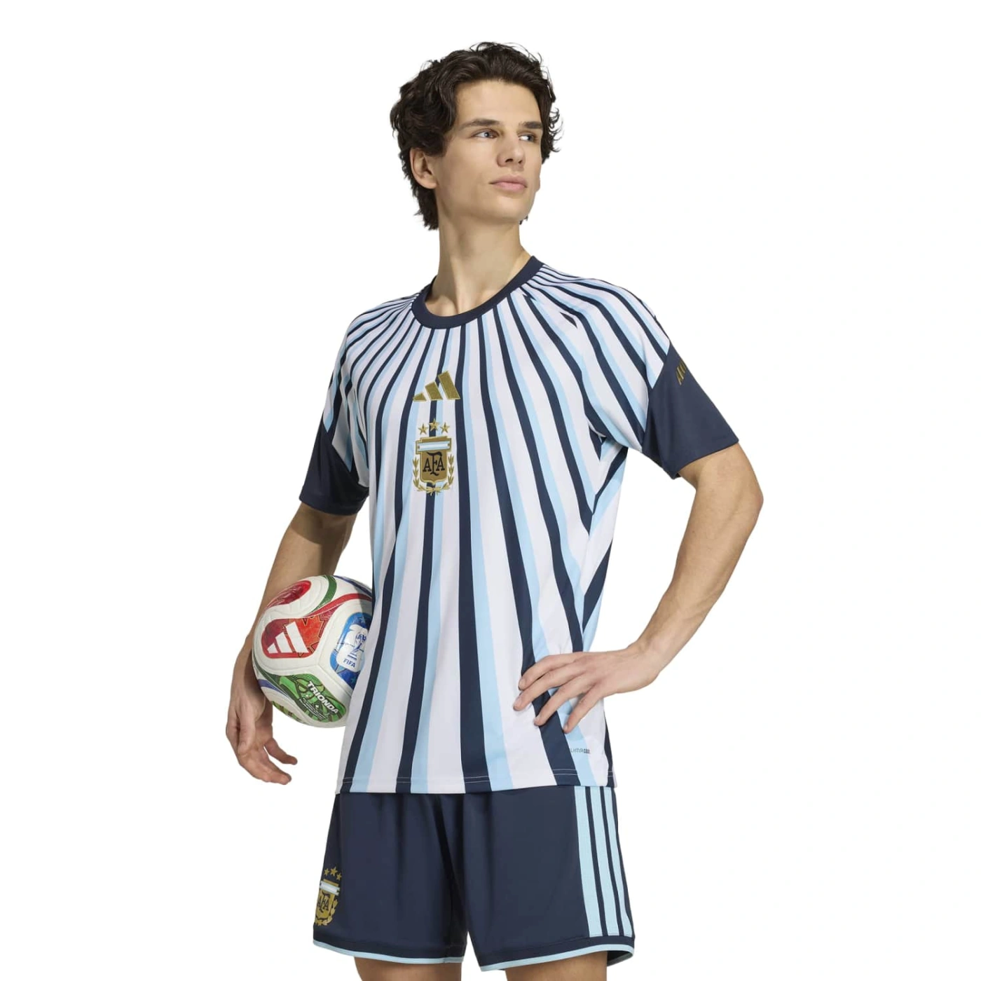 CAMISETA HOMBRE ADIDAS PREPARTIDO SELECCIÓN ARGENTINA - 1