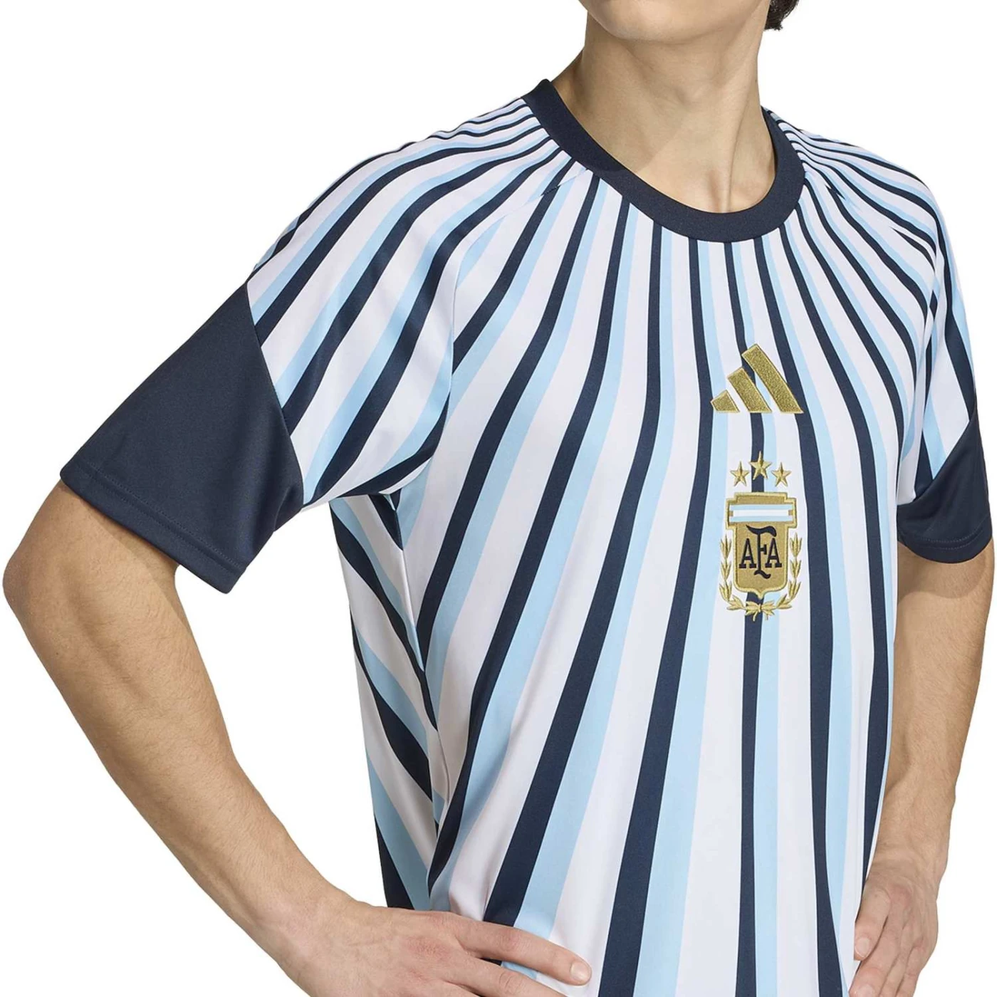 CAMISETA HOMBRE ADIDAS PREPARTIDO SELECCIÓN ARGENTINA - 2
