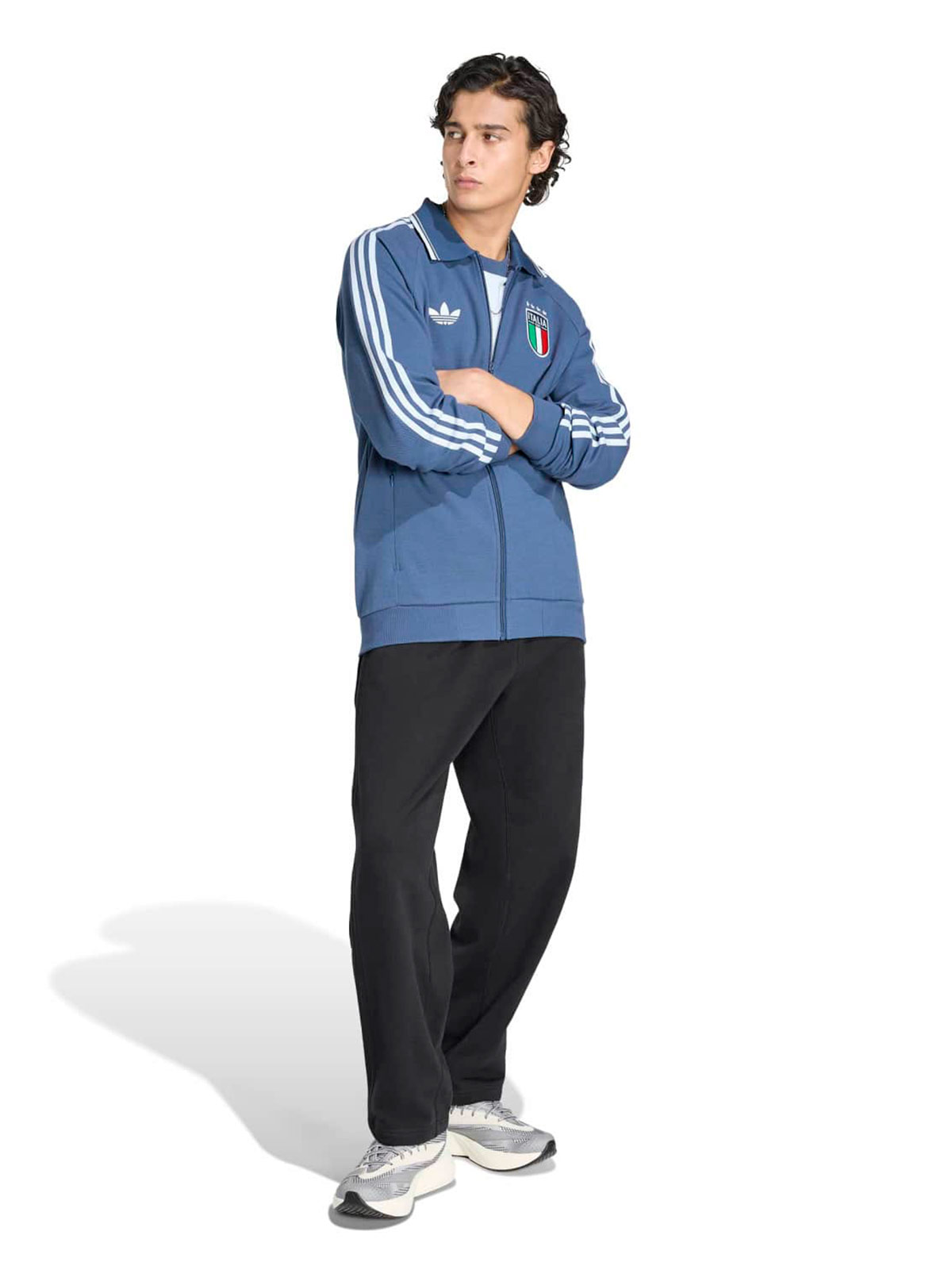 CASACA MANGA LARGA HOMBRE ADIDAS AZUL - 3