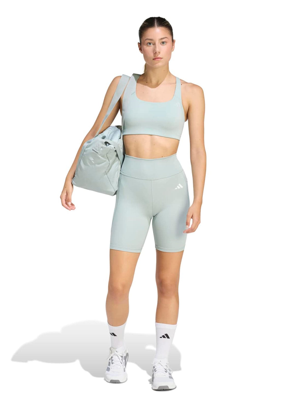 LICRAS DEPORTIVAS CORTAS MUJER ADIDAS OPTIMÉ ESSENTIALS - 4