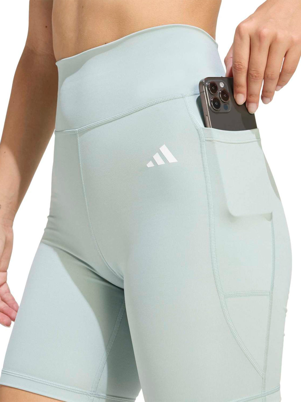 LICRAS DEPORTIVAS CORTAS MUJER ADIDAS OPTIMÉ ESSENTIALS - 6