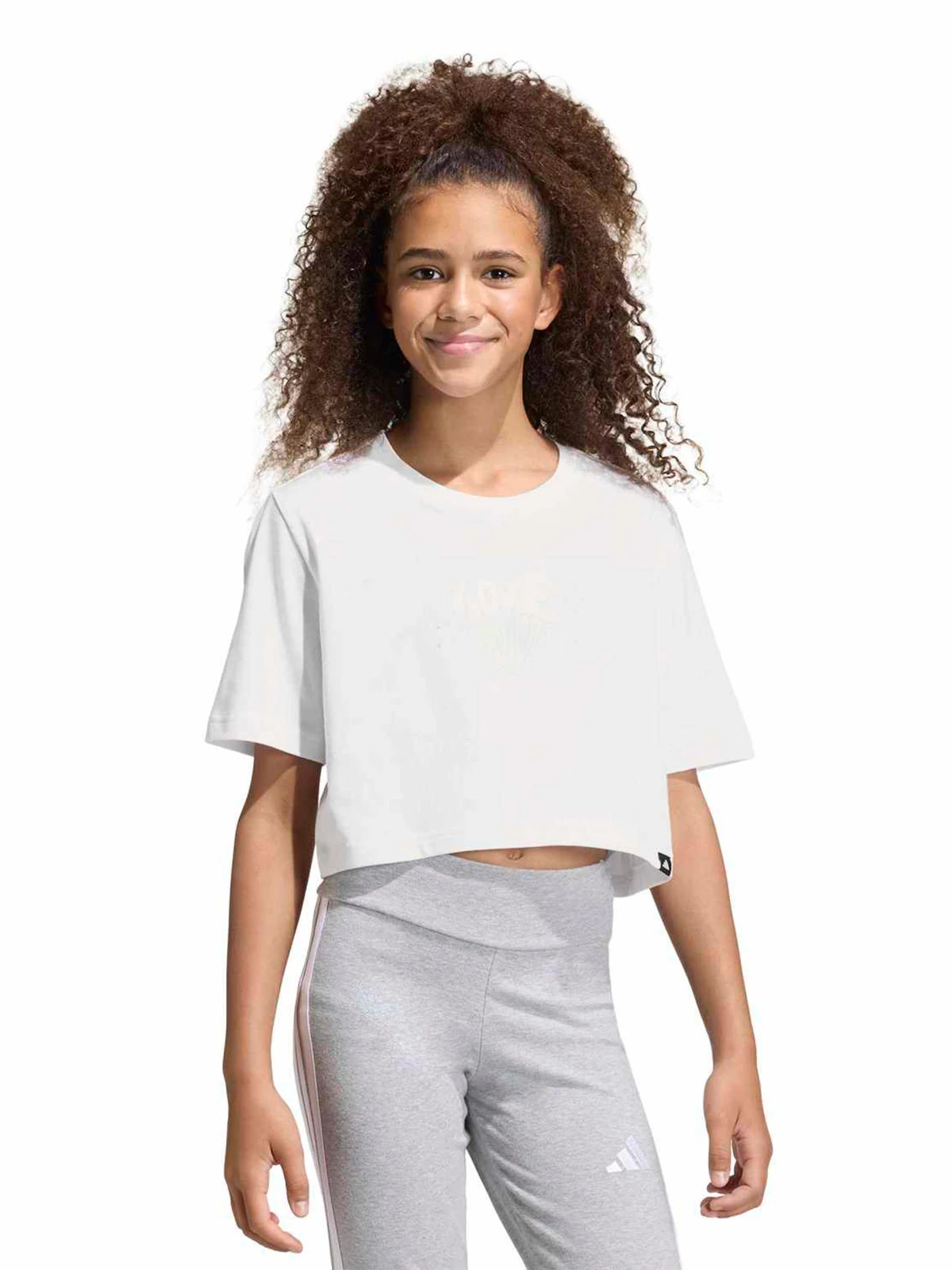 CAMISETA CORTA NIÑA ADIDAS EVERYDAY GLAM - 1