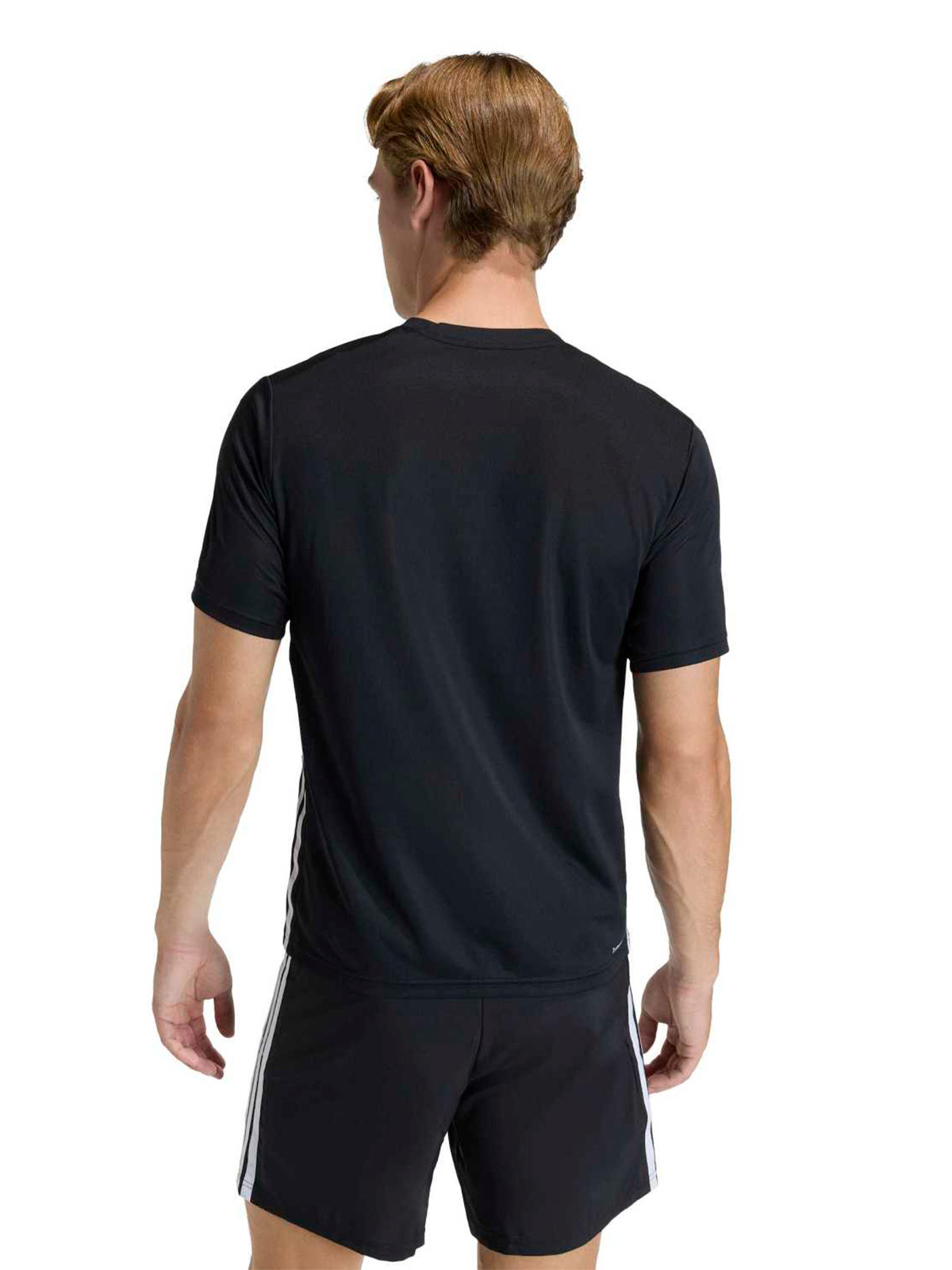 POLO DEPORTIVO MANGA CORTA WORKOUT ESSENTIALS BASE 3 TIRAS HOMBRE ADIDAS - 5