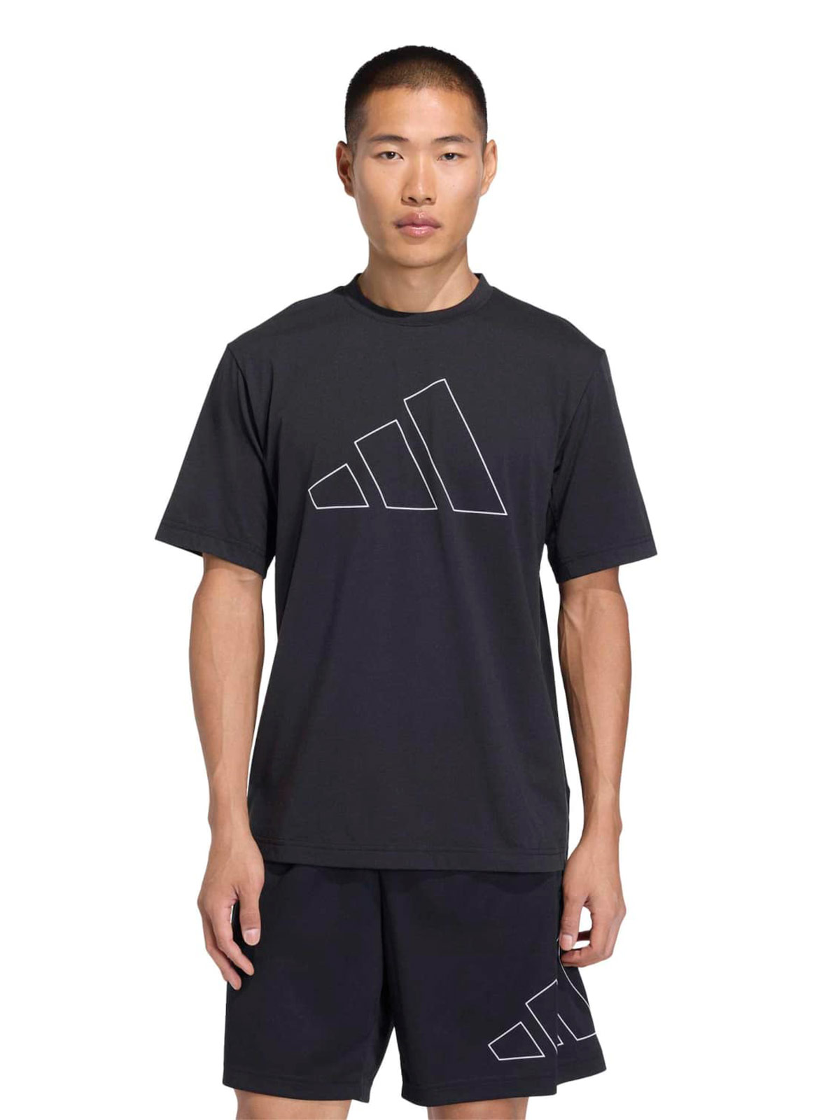 POLO MANGA CORTA HOMBRE WORKOUT ESSENTIALS FEELREADY LOGO T-SHIRT ADIDAS - 1