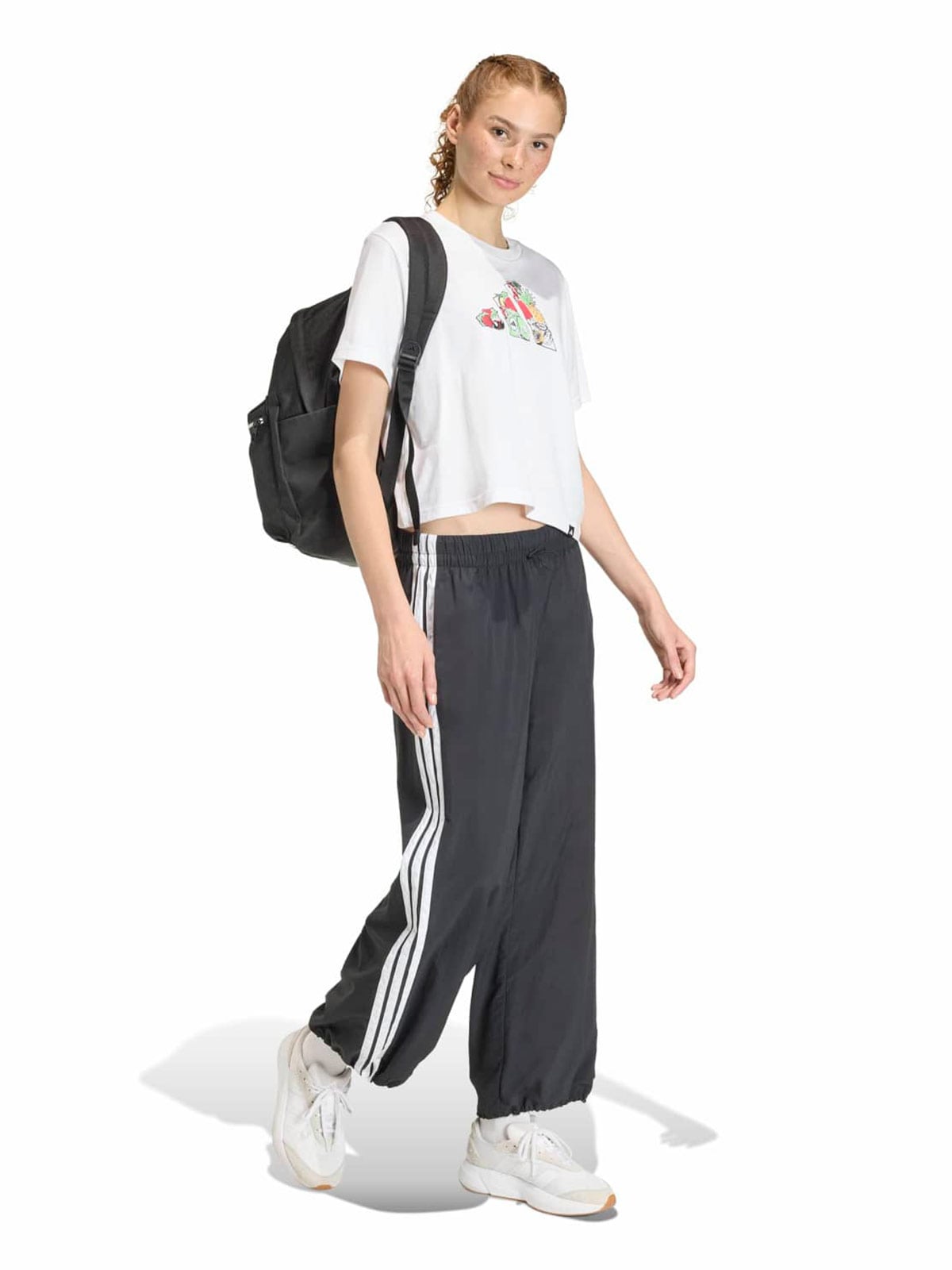 POLO CORTO GRAPHIC FOOD HOLGADO MUJER ADIDAS - 3