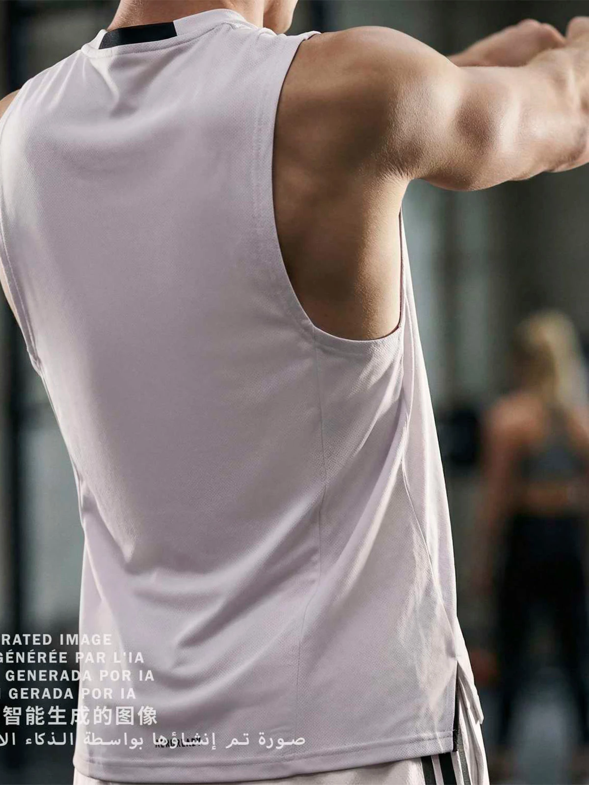 POLERA ENTRENAMIENTO HOMBRE ADIDAS PÚRPURA - 3