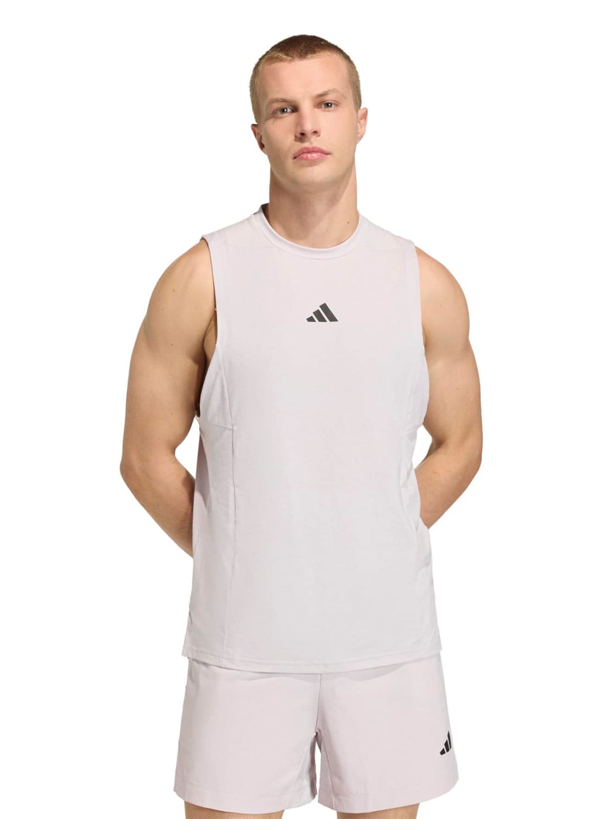 POLERA ENTRENAMIENTO HOMBRE ADIDAS PÚRPURA - 1