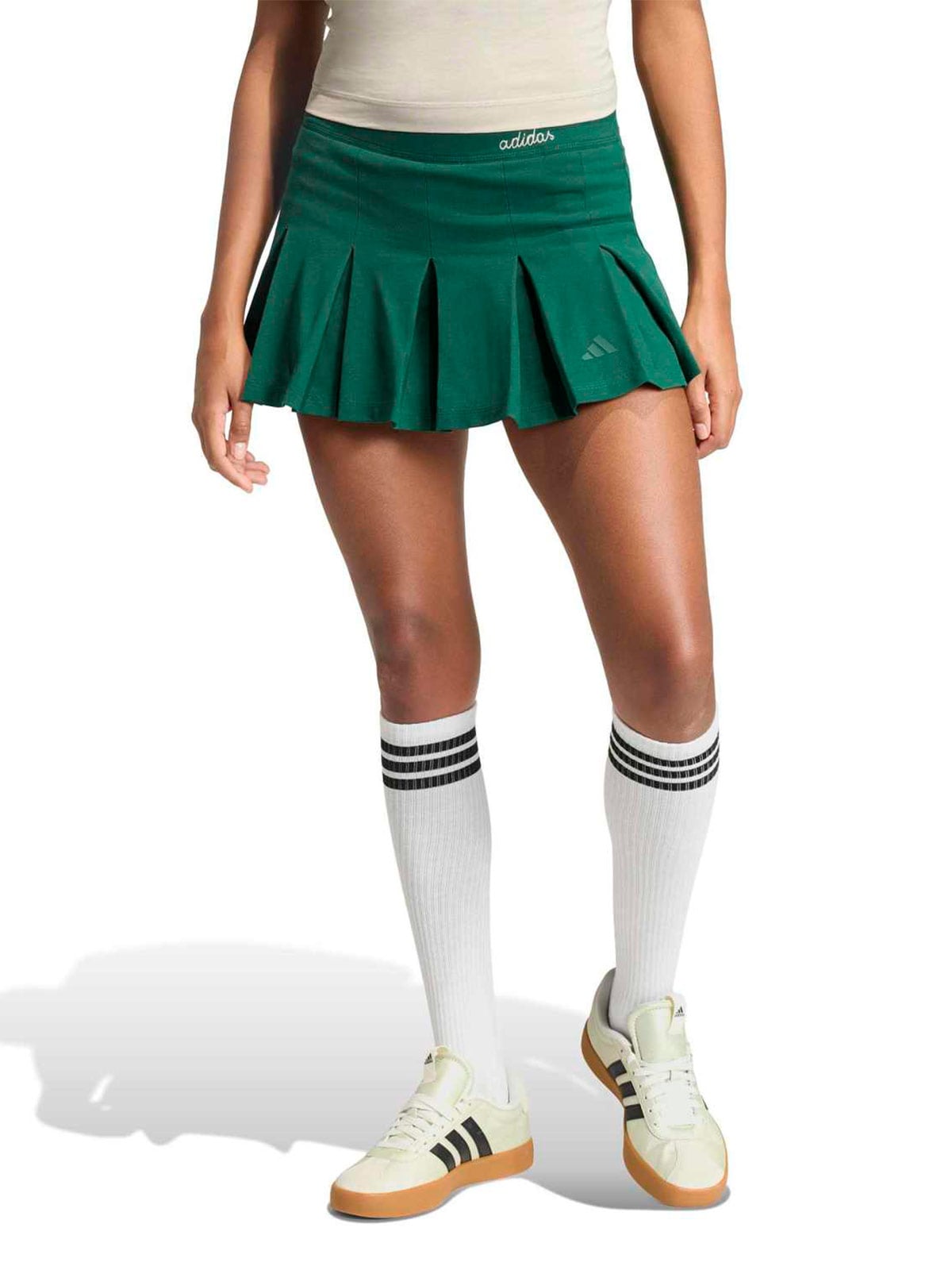 FALDA CORTA MUJER ADIDAS VERDE - 1