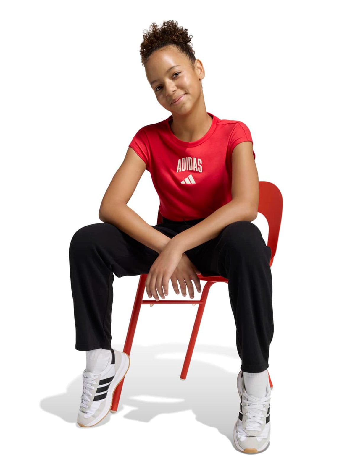 POLO CASUAL NIÑA ADIDAS - 3