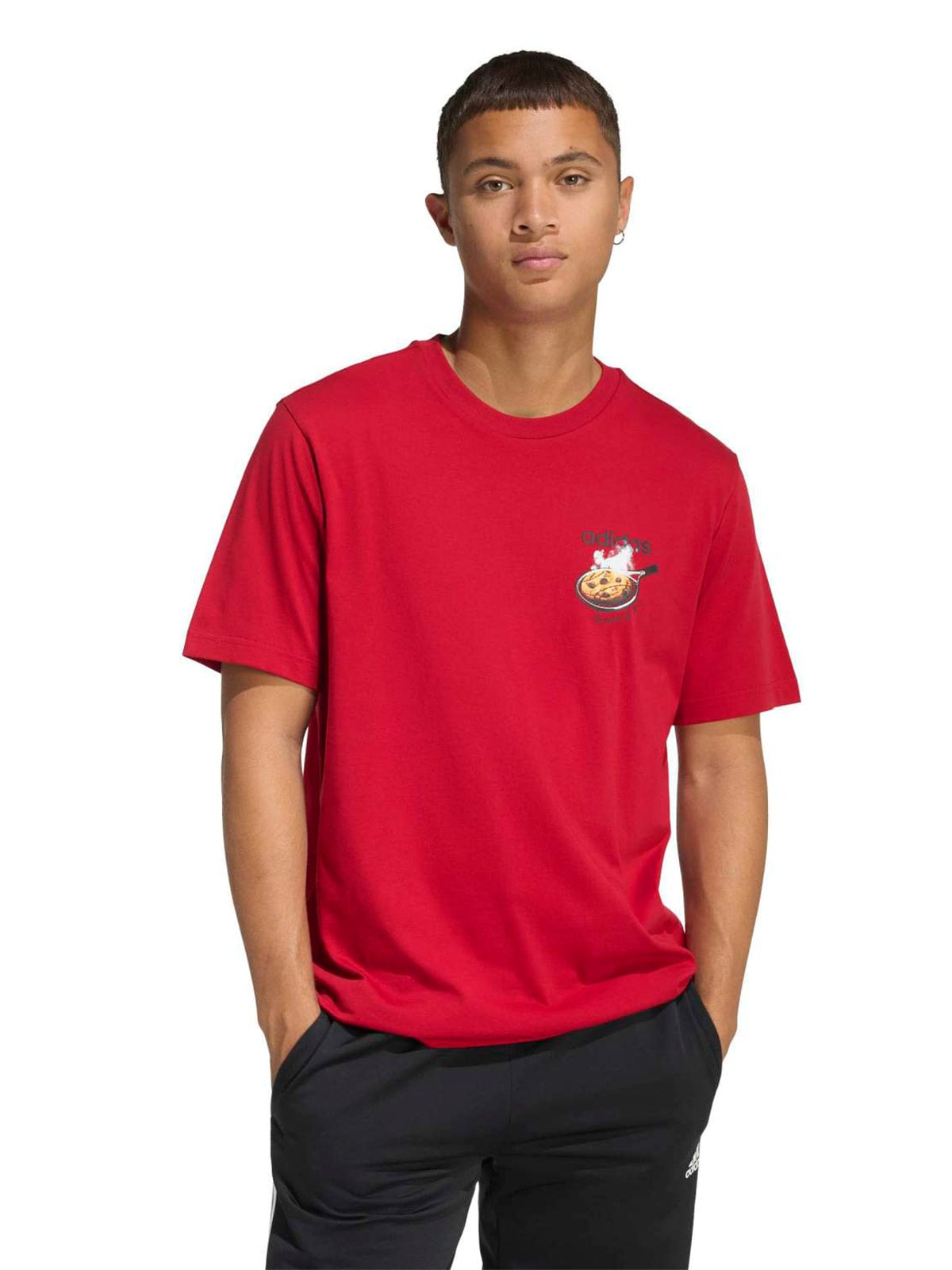 CAMISETA MANGA CORTA ALGODÓN HOMBRE ADIDAS SNACK COOKIE GRAPHIC - 1