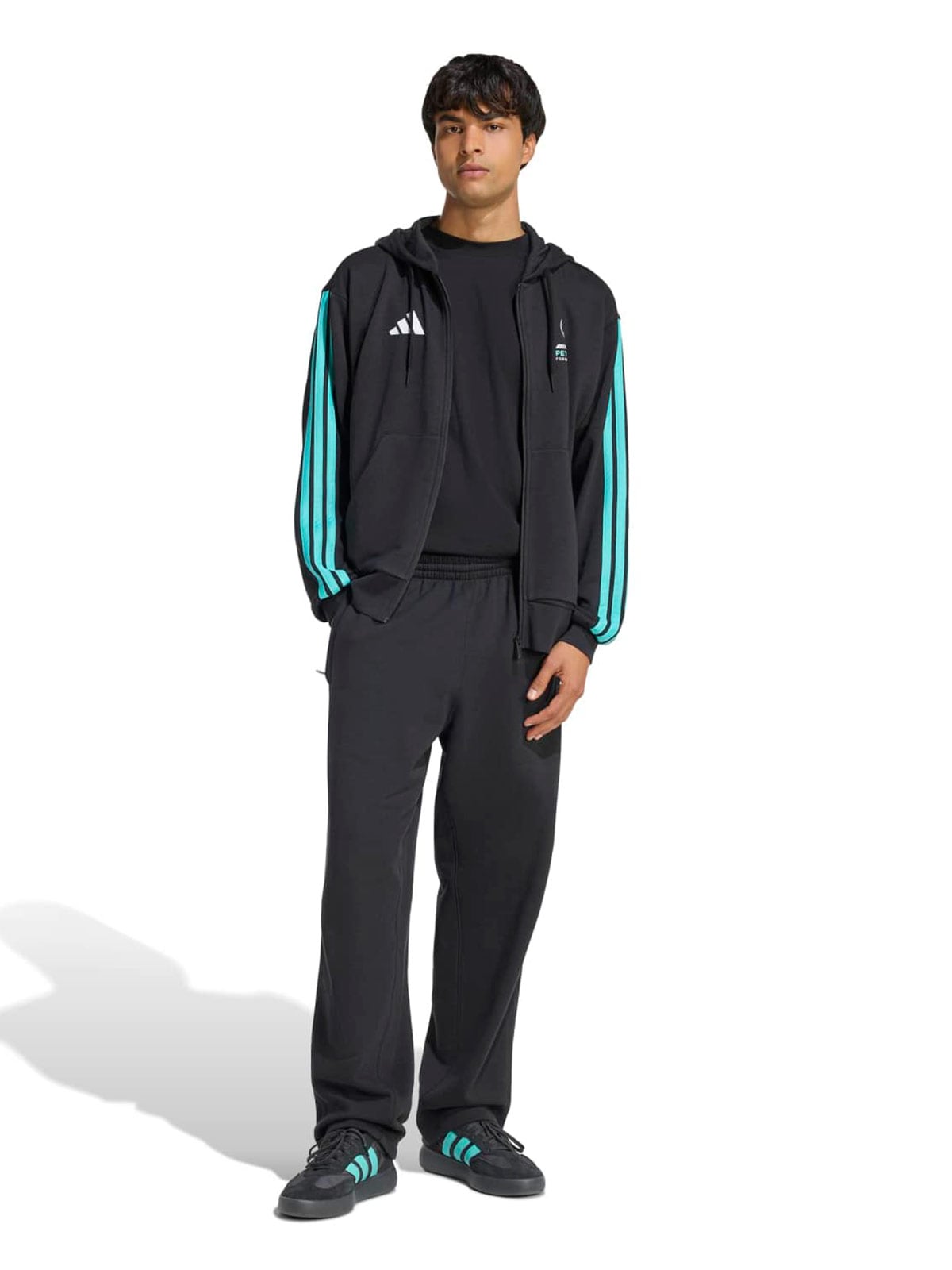 POLERA CON CAPUCHA HOMBRE ADIDAS F1 MERCEDES - 3