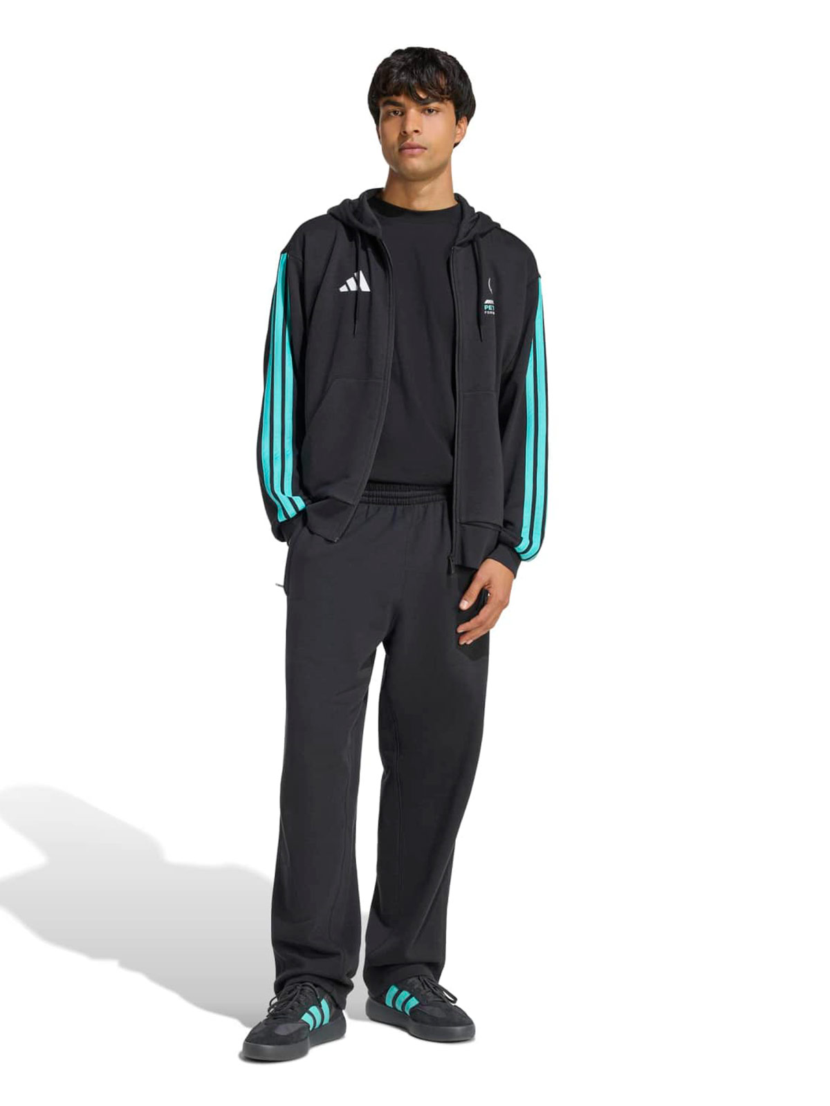 POLERA CON CAPUCHA HOMBRE ADIDAS F1 MERCEDES - 3