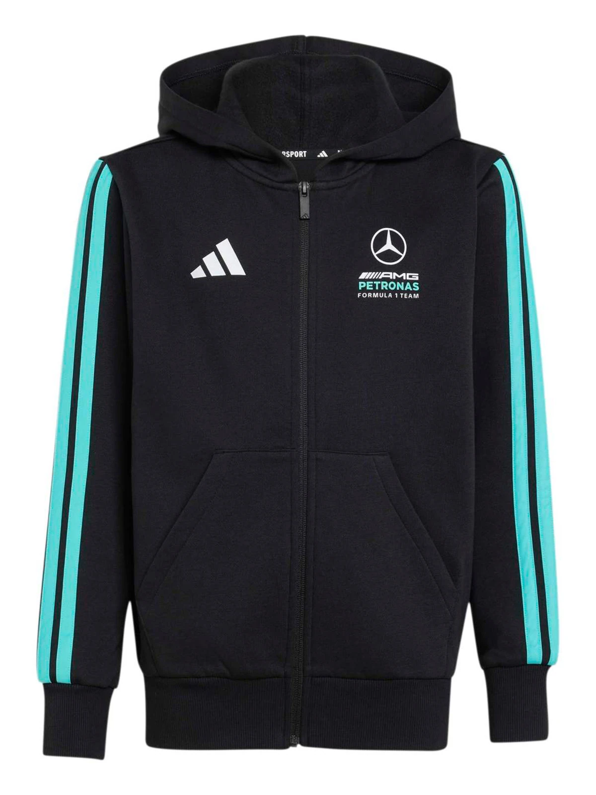 POLERA CON CAPUCHA UNISEX ADIDAS F1 MERCEDES - 1