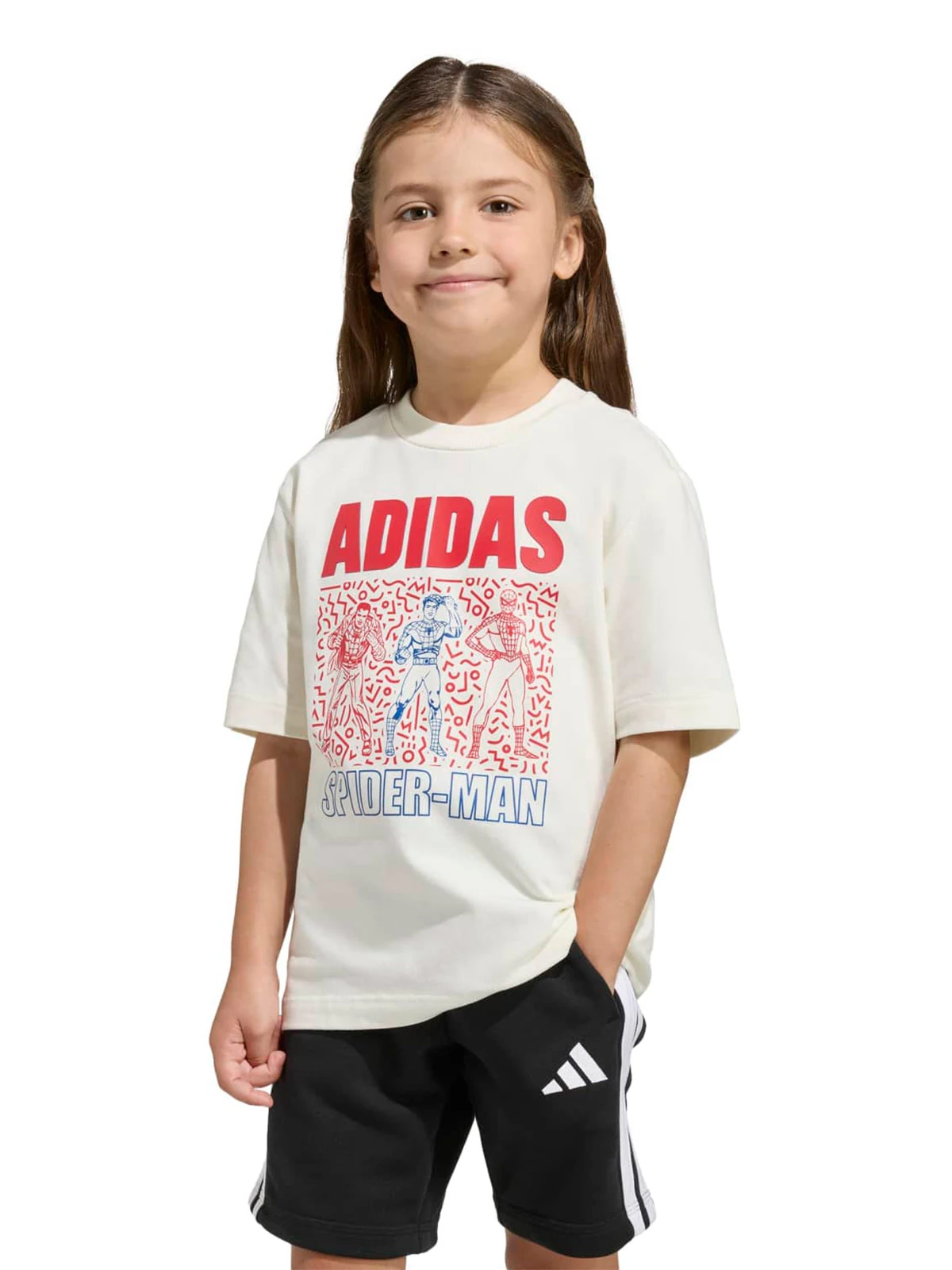 POLO NIÑO ADIDAS BLANCO MARVEL SPIDER-MAN - 1