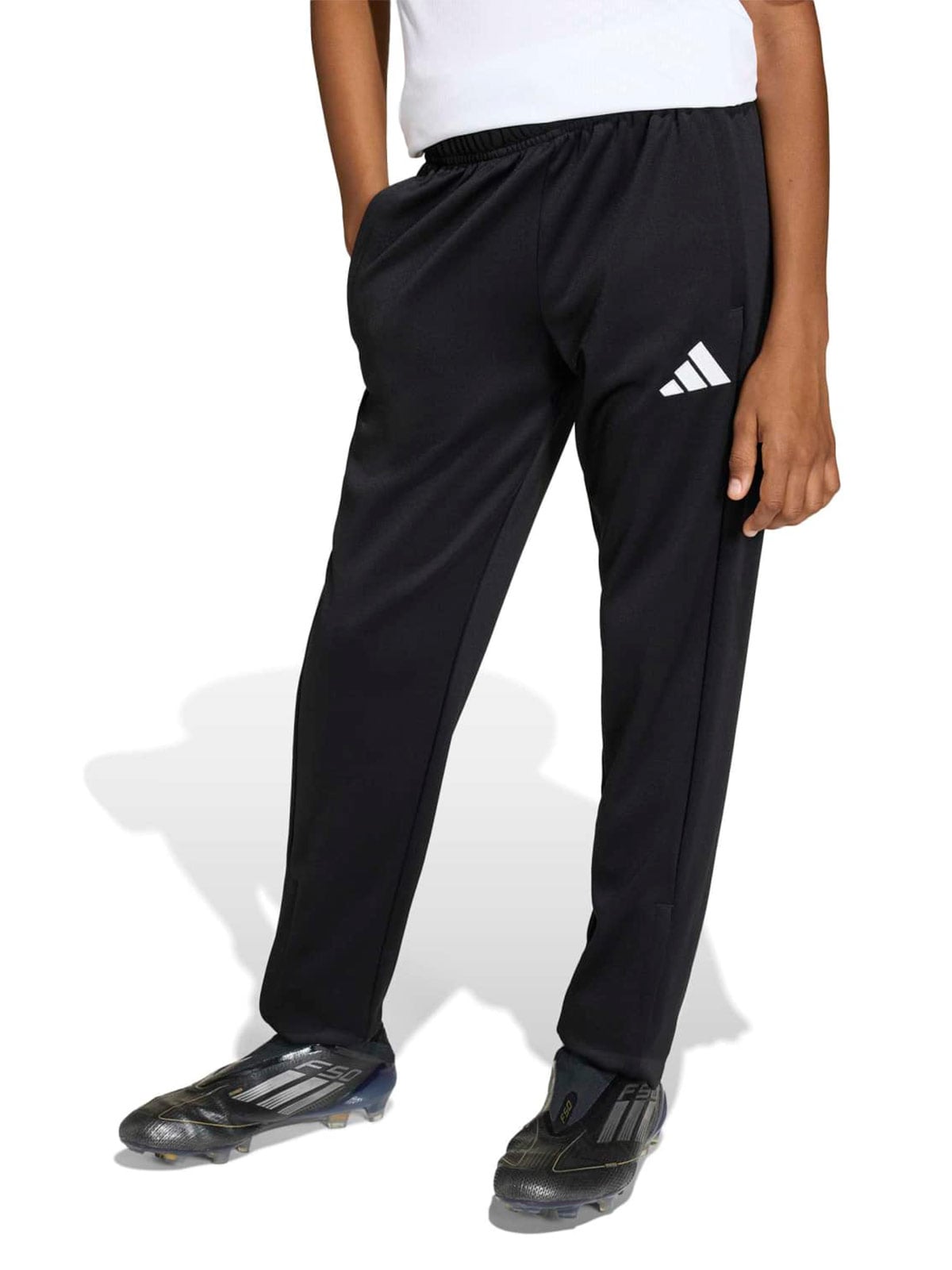 PANTALÓN DE BUZO NIÑO ADIDAS NEGRO - 1