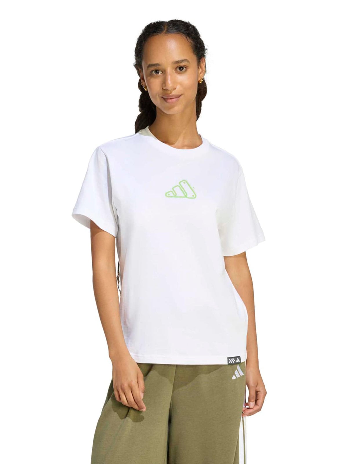 POLO MUJER ADIDAS BLANCO GRAPHIC ADRENALINE - 1