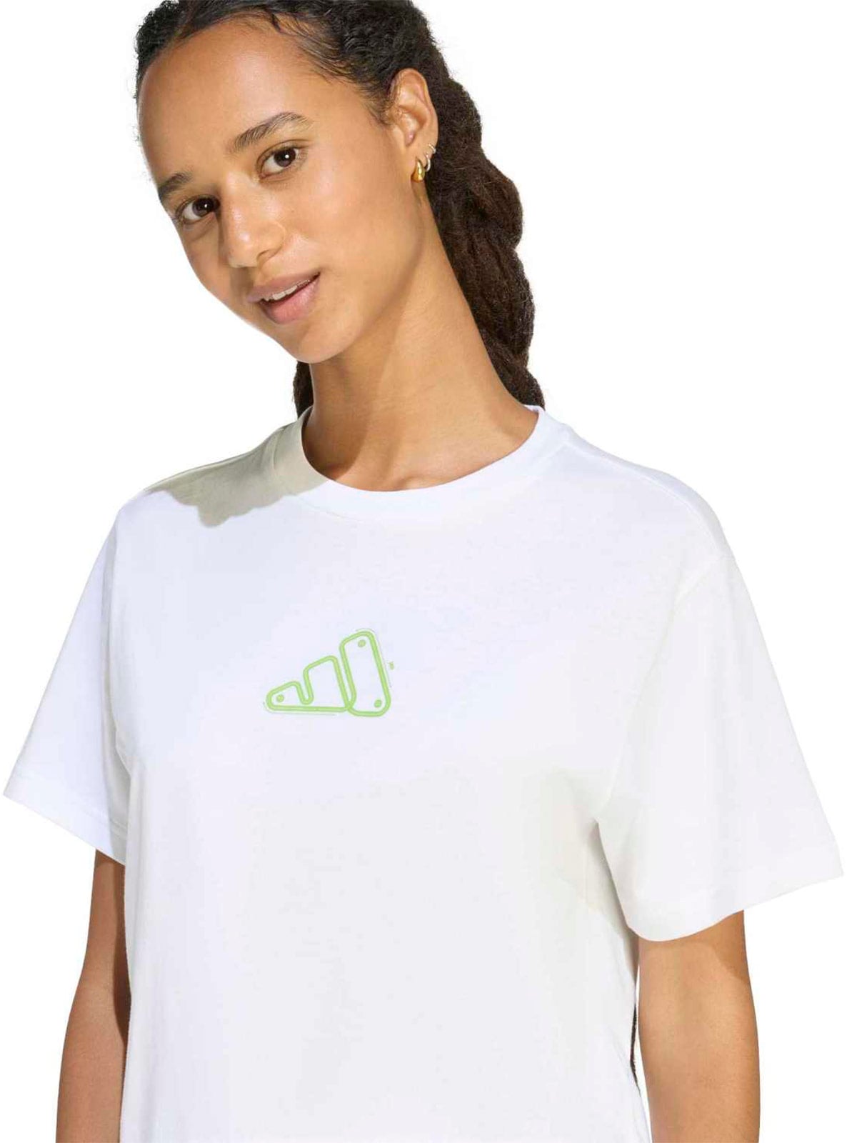 POLO MUJER ADIDAS BLANCO GRAPHIC ADRENALINE - 3