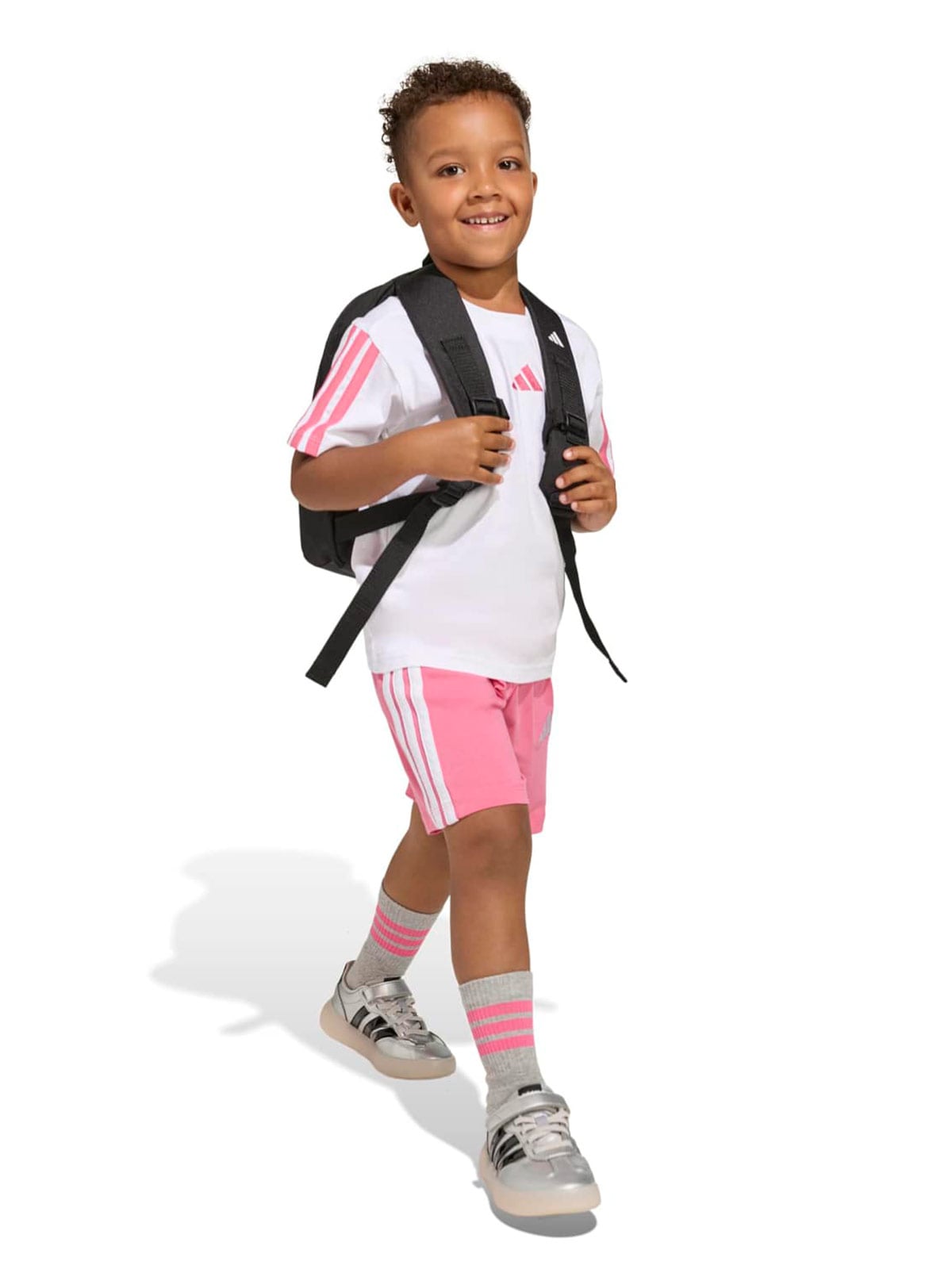 CONJUNTO POLO INFANTIL UNISEX ADIDAS ESSENTIALS - 3