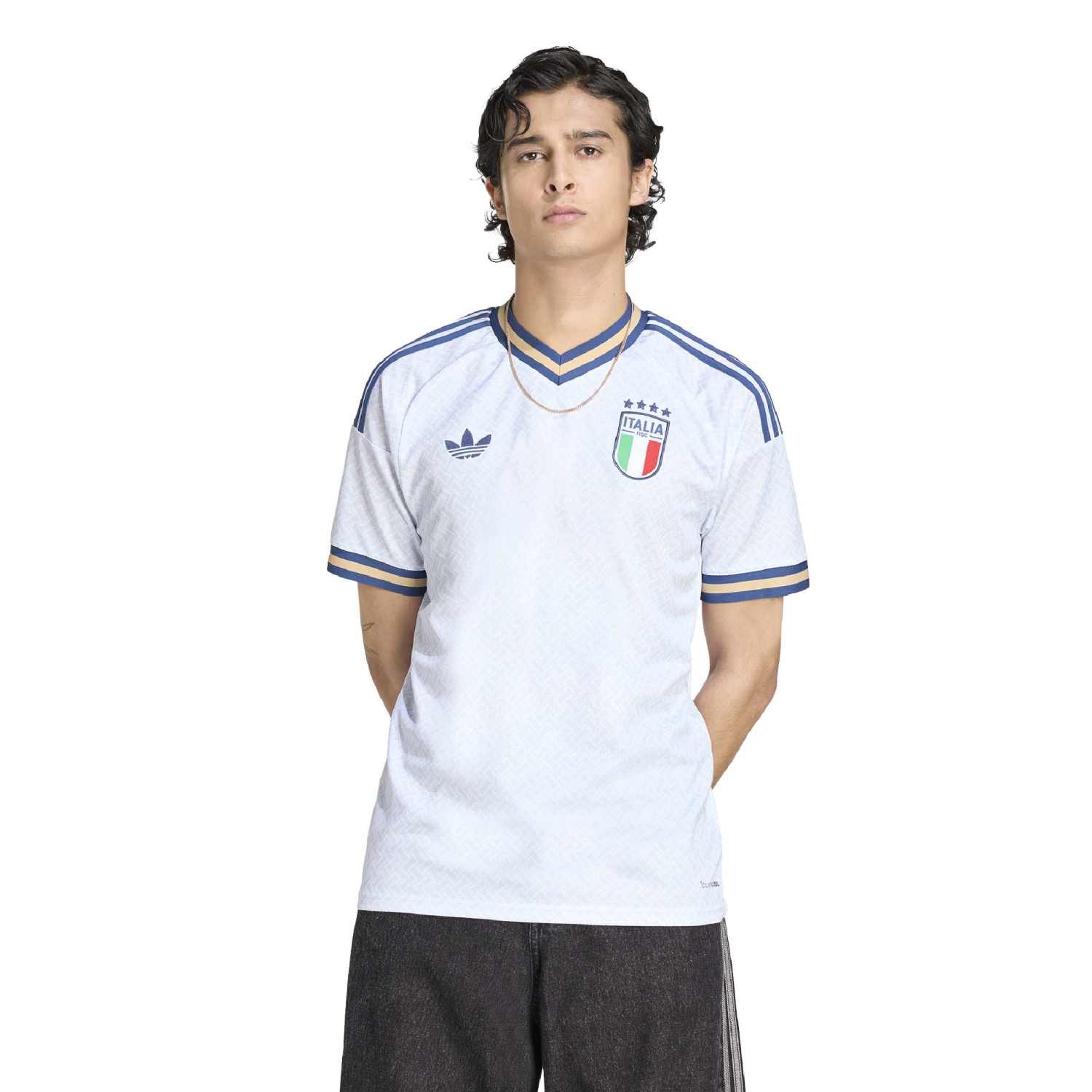 CAMISETA DEPORTIVA VISITANTE ITALIA 26 HOMBRE ADIDAS - 1