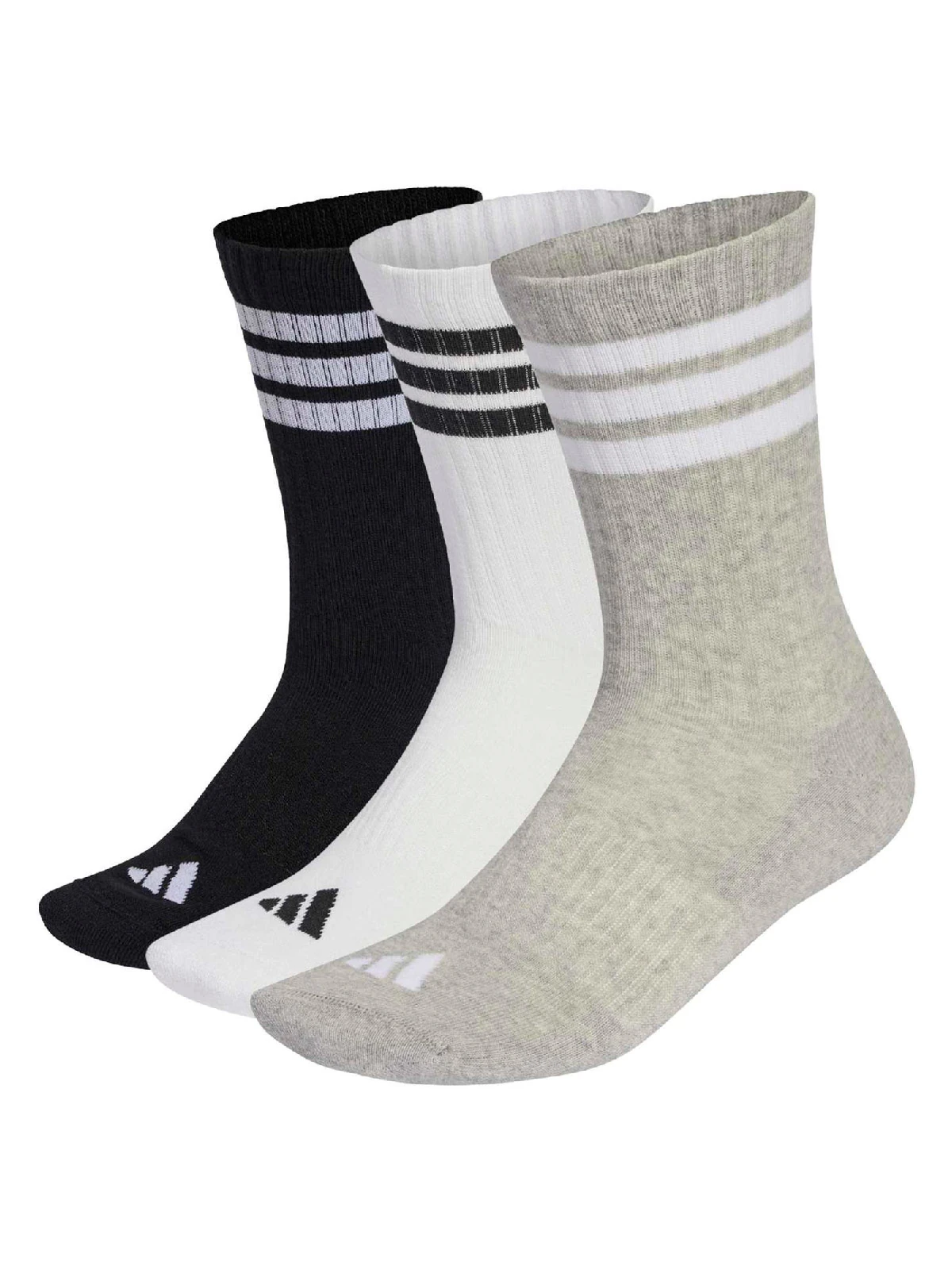 PACK X3 CALCETINES UNISEX ADIDAS GRIS - 1