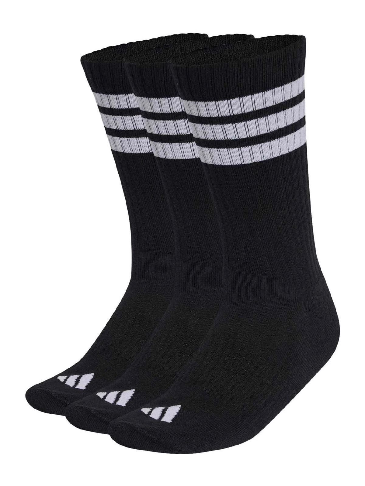 PACK X3 CALCETINES UNISEX ADIDAS NEGRO - 1