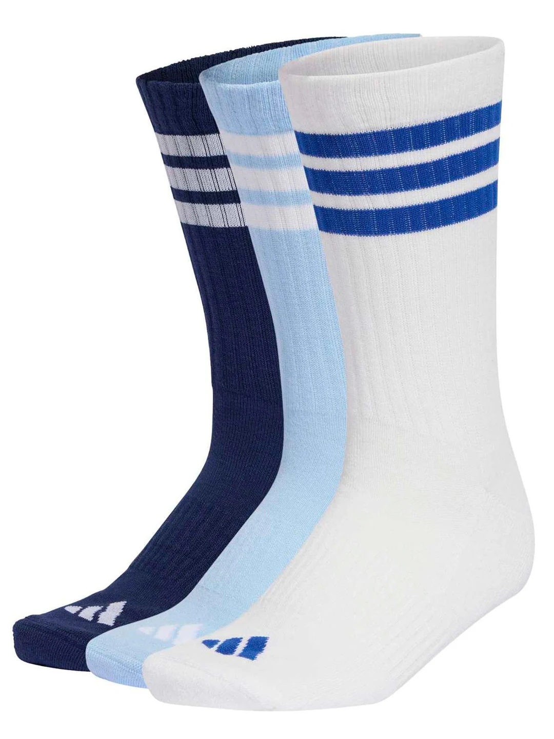 PACK X3 CALCETINES UNISEX ADIDAS BLANCO - 1