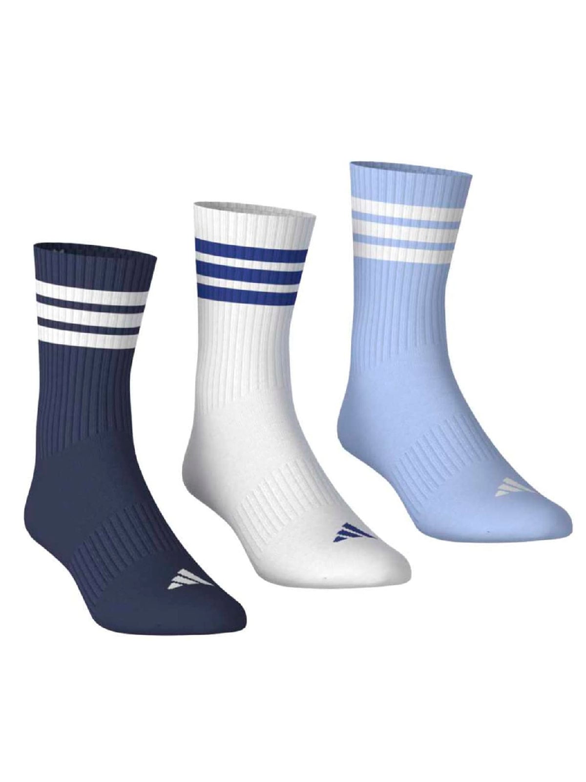 PACK X3 CALCETINES UNISEX ADIDAS BLANCO - 5