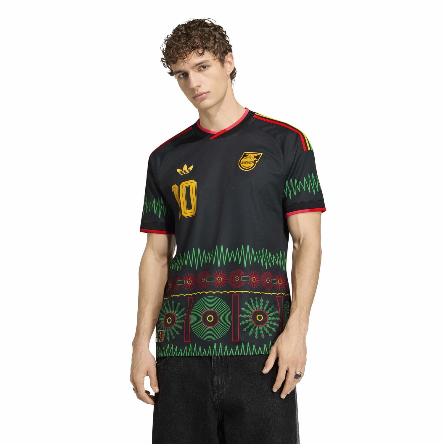 Camiseta Visitante Jamaica 26 x Bob Marley Hombre Adidas - 1