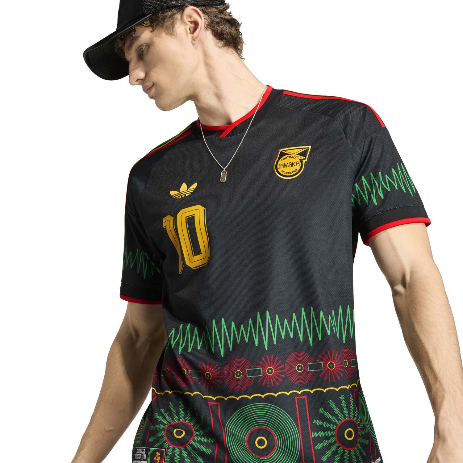 Camiseta Visitante Jamaica 26 x Bob Marley Hombre Adidas - 2