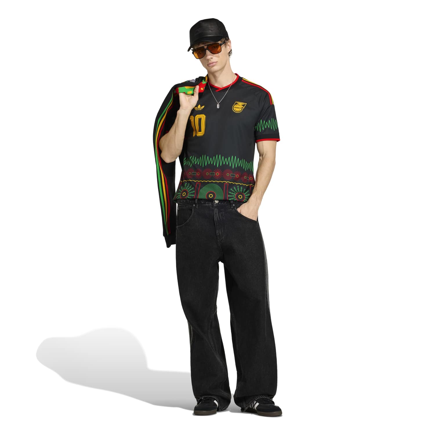 Camiseta Visitante Jamaica 26 x Bob Marley Hombre Adidas - 3