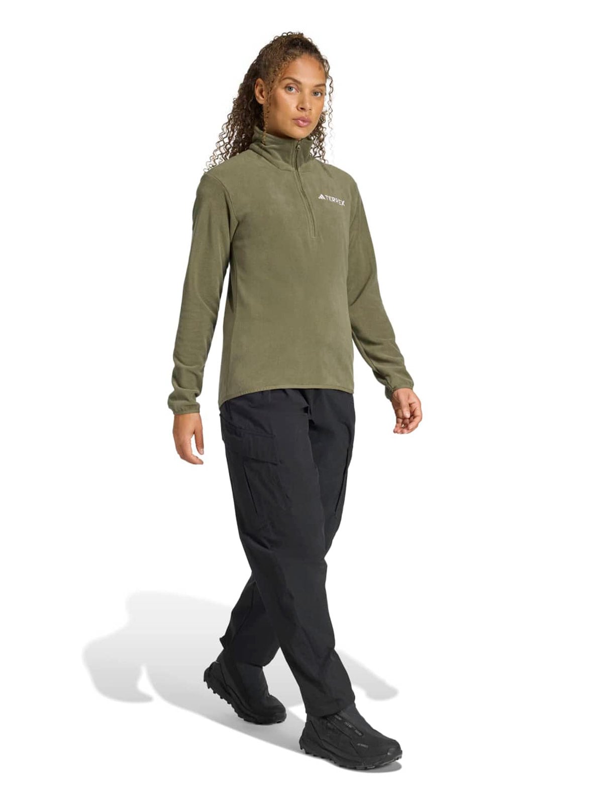 CASACA HOMBRE ADIDAS MULTI ESSENTIALS 1/2 ZIP FELPA - 3