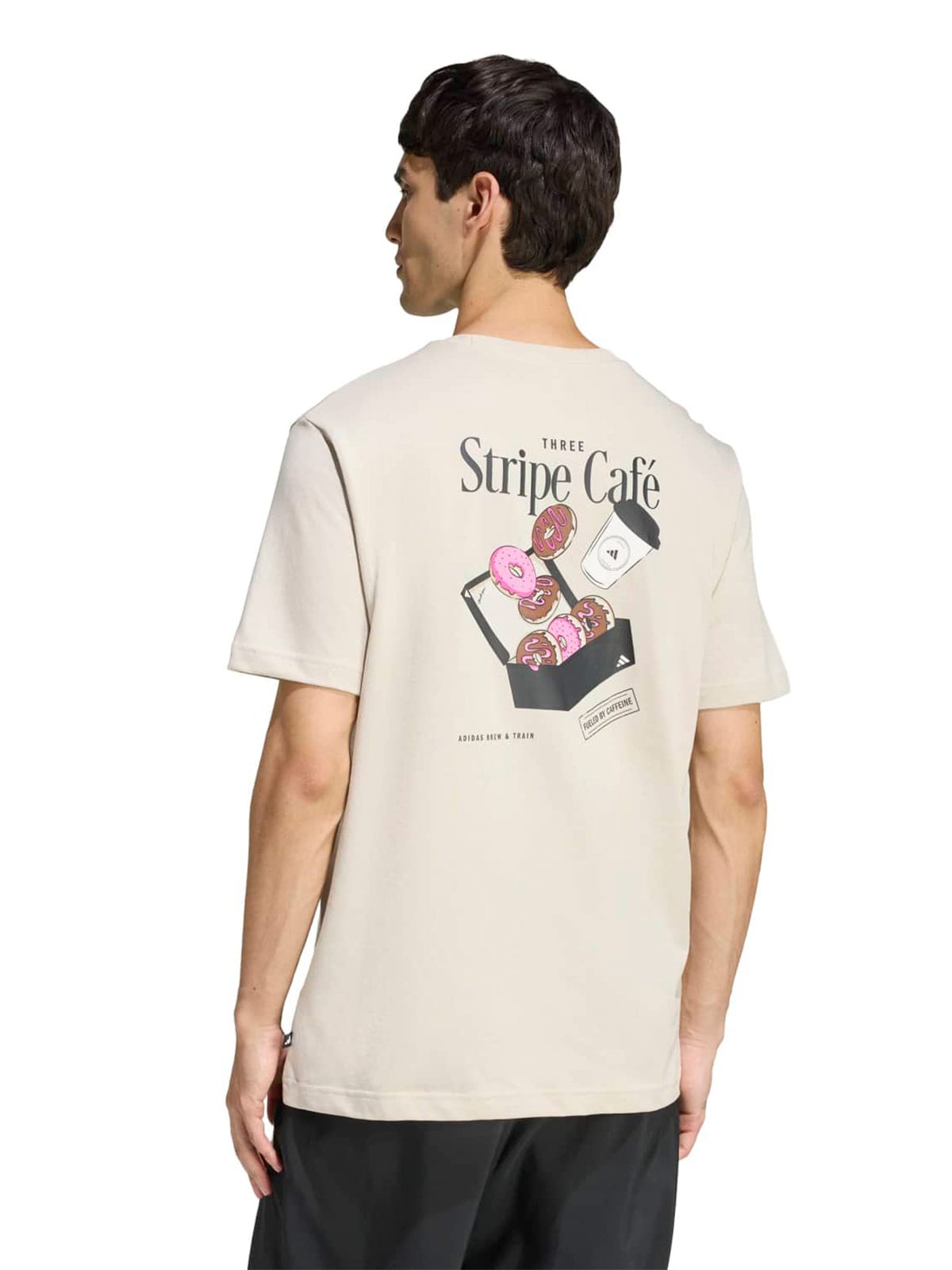 POLO MANGA CORTA ALGODÓN HOMBRE ADIDAS GRAPHIC COFFEE CAFE DONUT BOX - 2
