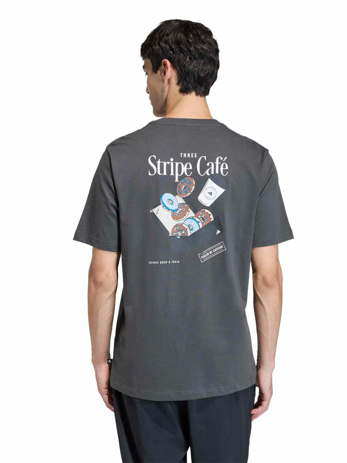 POLO MANGA CORTA HOMBRE ADIDAS GRAPHIC COFFEE CAFE DONUT BOX - 5