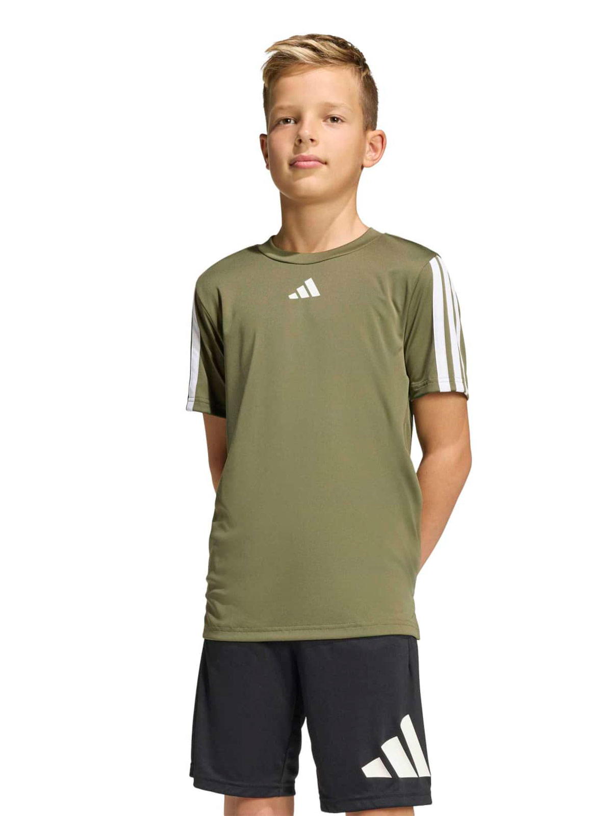 POLO INFANTIL NIÑO ADIDAS VERDE TRAIN ESSENTIALS - 1