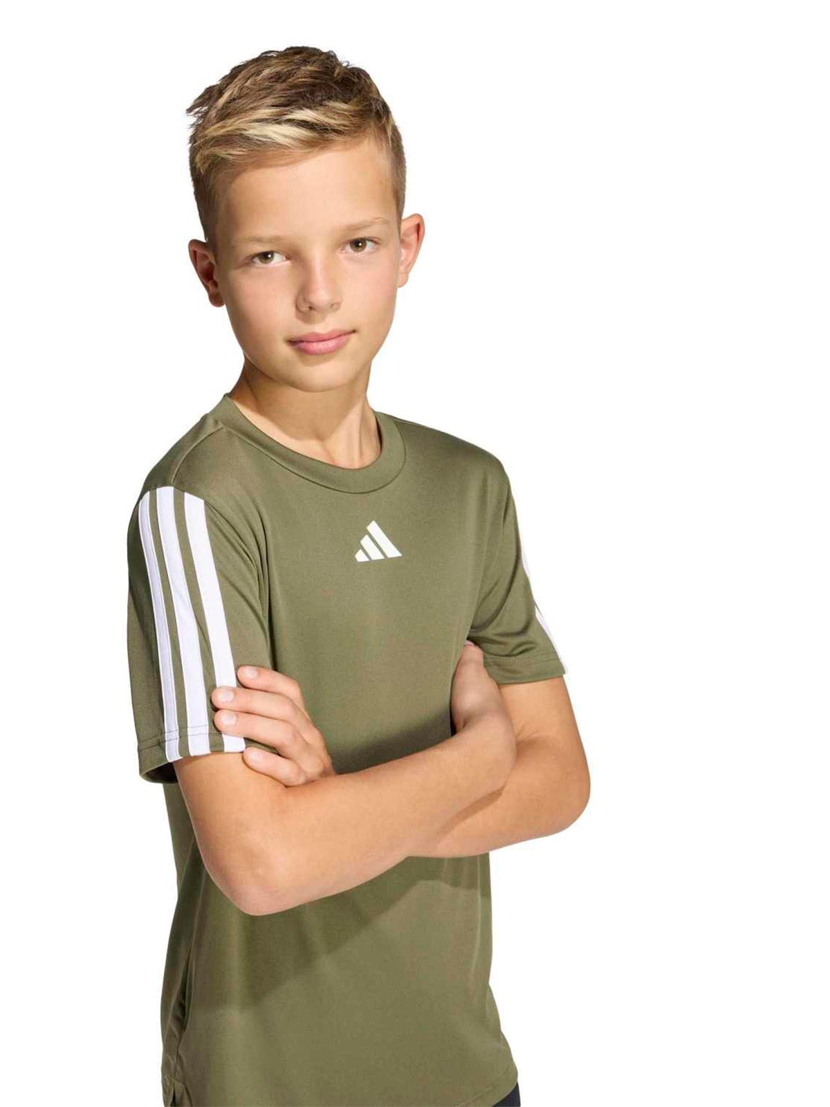 POLO INFANTIL NIÑO ADIDAS VERDE TRAIN ESSENTIALS - 2