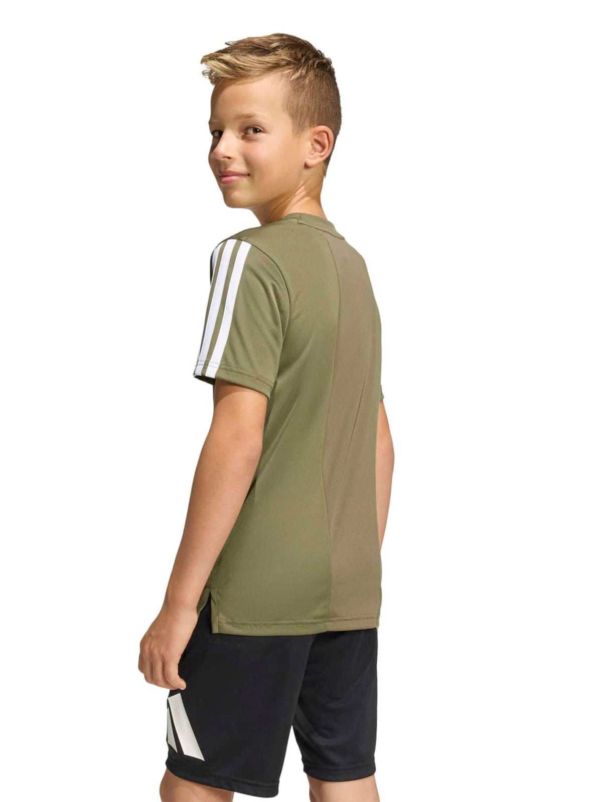 POLO INFANTIL NIÑO ADIDAS VERDE TRAIN ESSENTIALS - 4