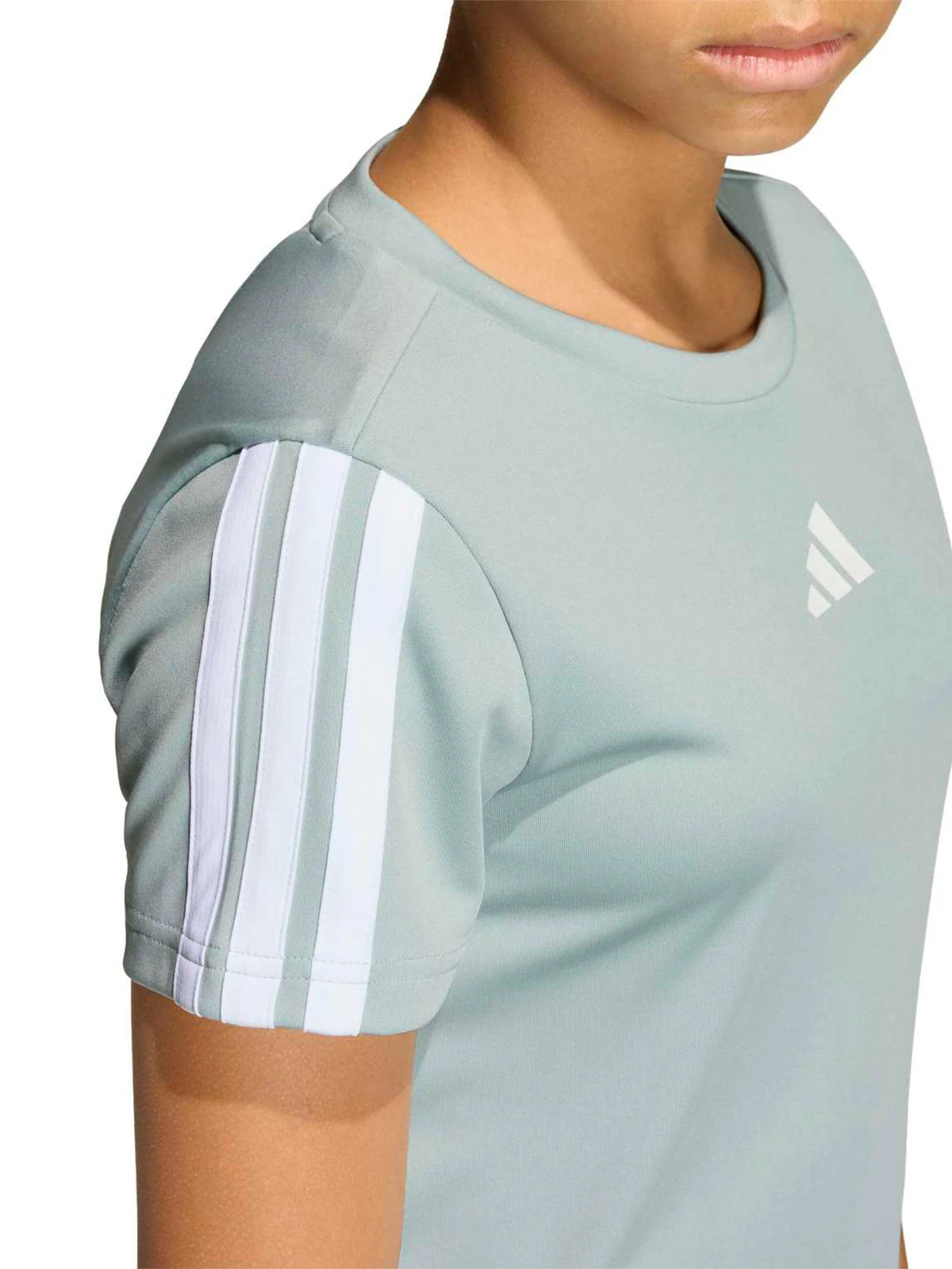 POLO INFANTIL NIÑA ADIDAS VERDE TRAIN ESSENTIALS - 3