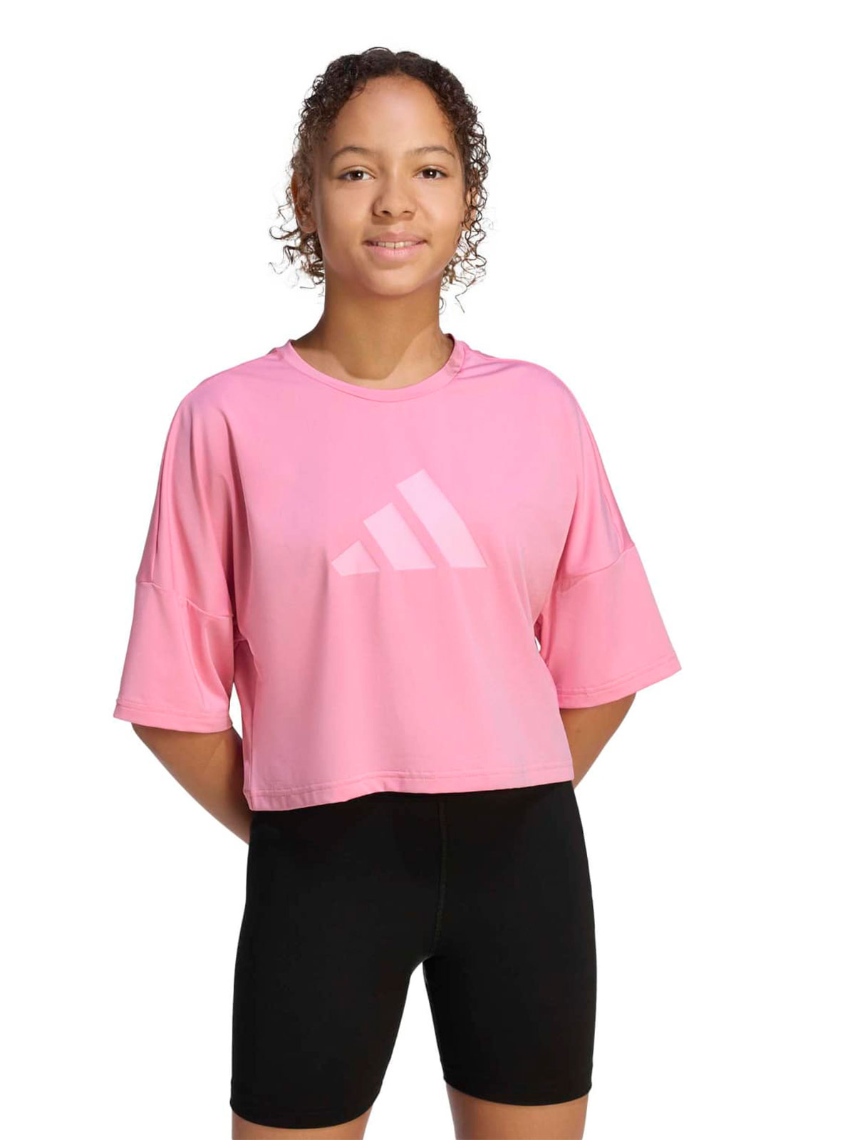 POLO CORTO NIÑA ADIDAS FUTURE ICONS - 1