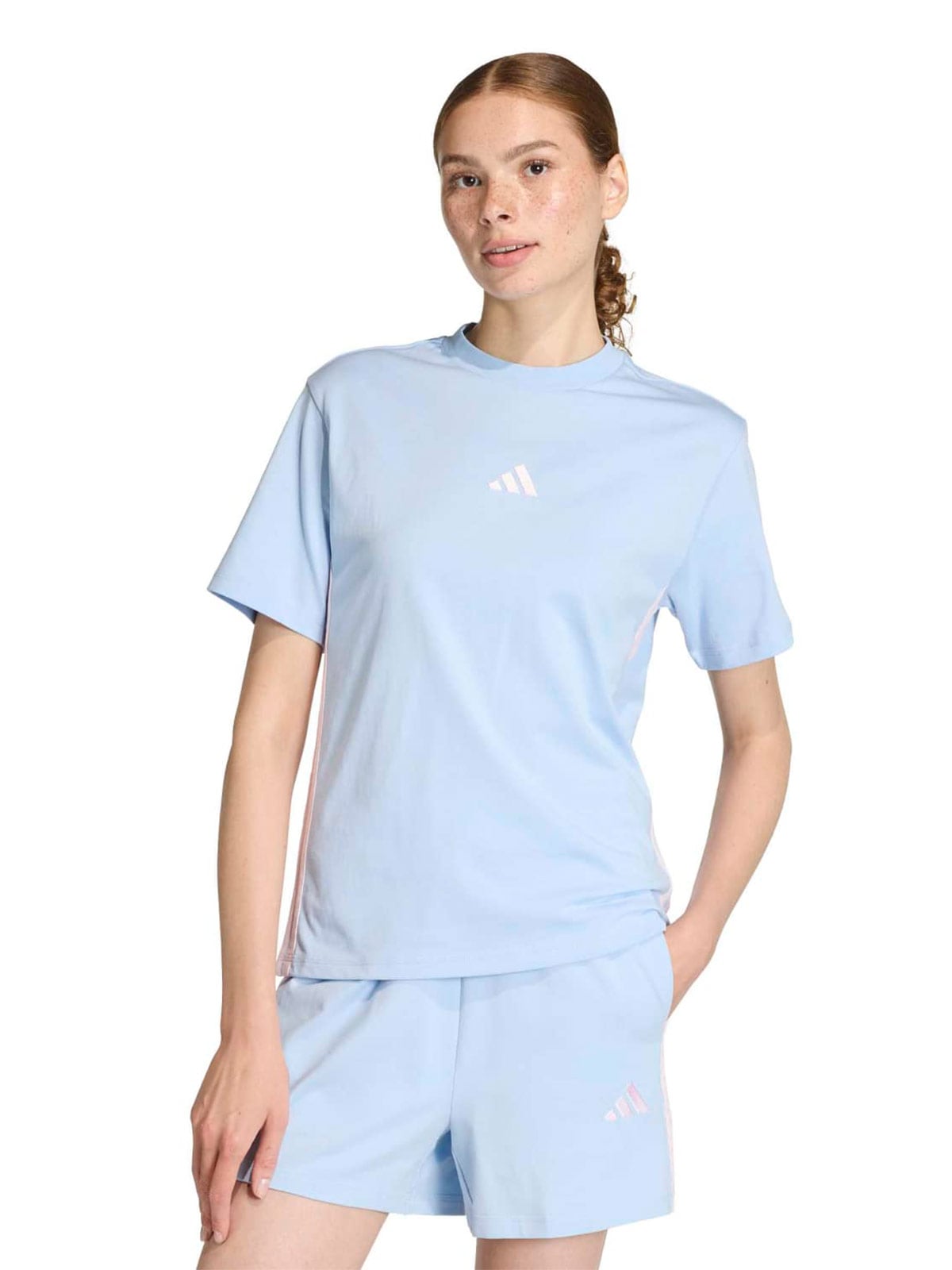 POLO MUJER ADIDAS AZUL ESSENTIALS - 1