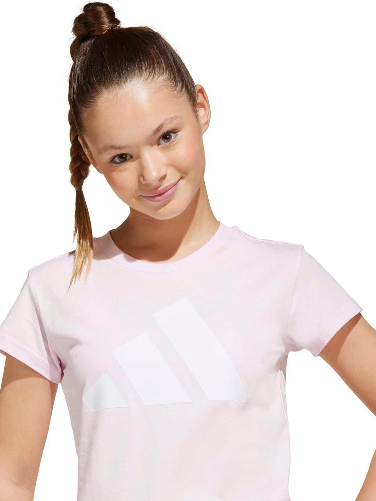 POLO NIÑA ADIDAS ROSADO ESSENTIALS - 2