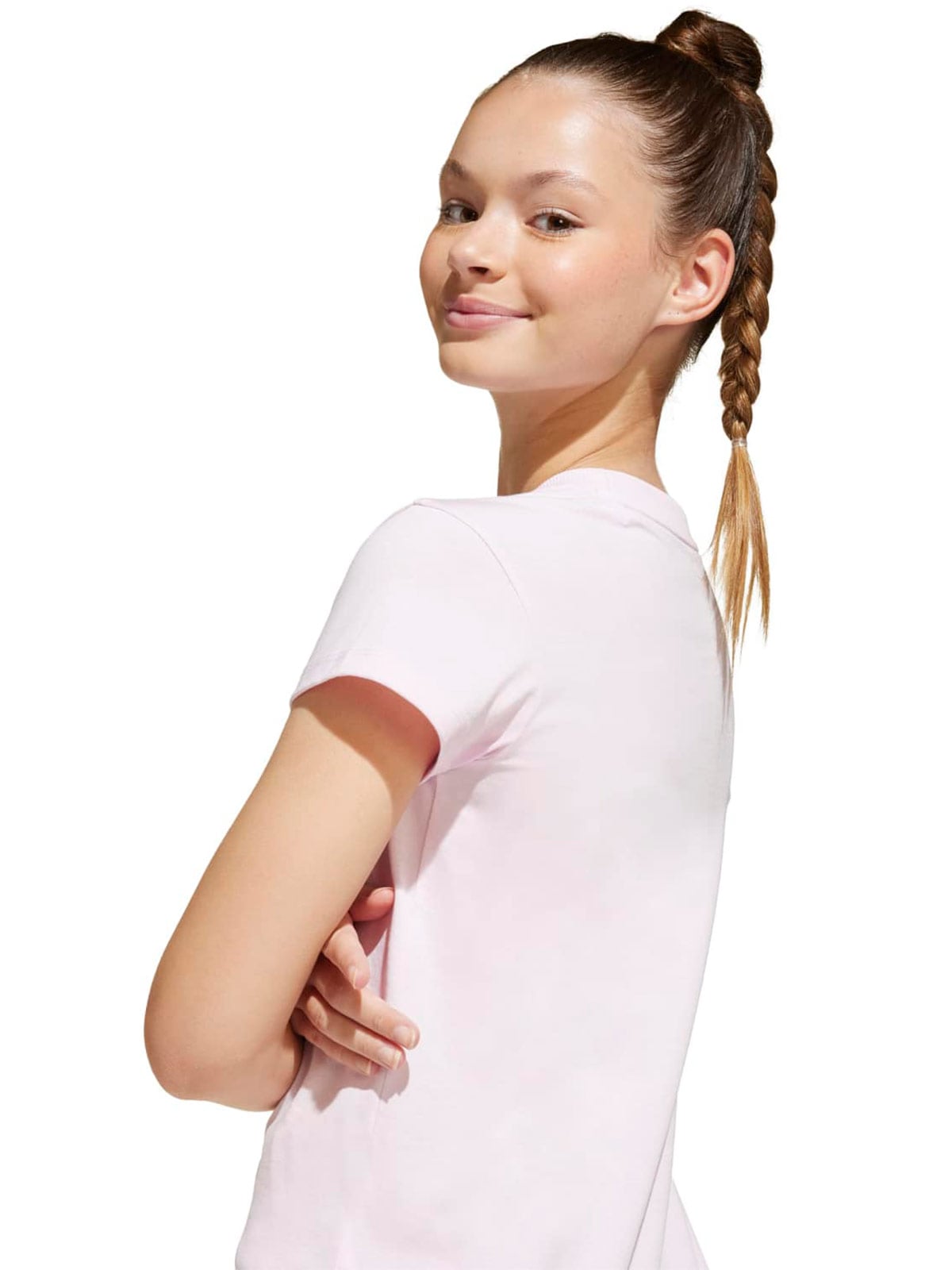 POLO NIÑA ADIDAS ROSADO ESSENTIALS - 4