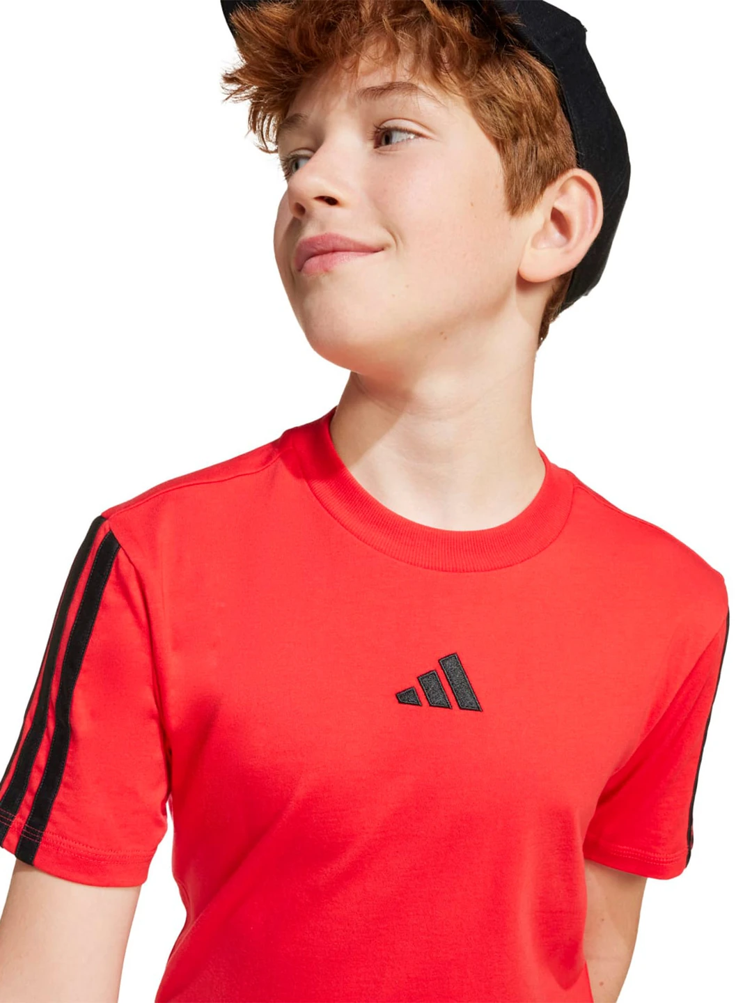 POLO MANGA CORTA NIÑO ADIDAS ROJO ESSENTIALS - 5