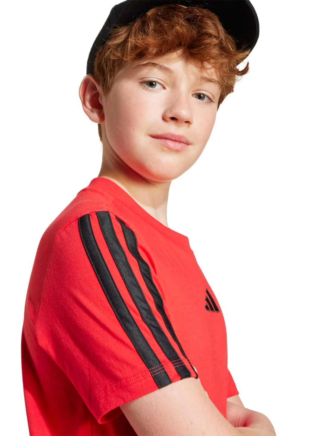 POLO MANGA CORTA NIÑO ADIDAS ROJO ESSENTIALS - 6