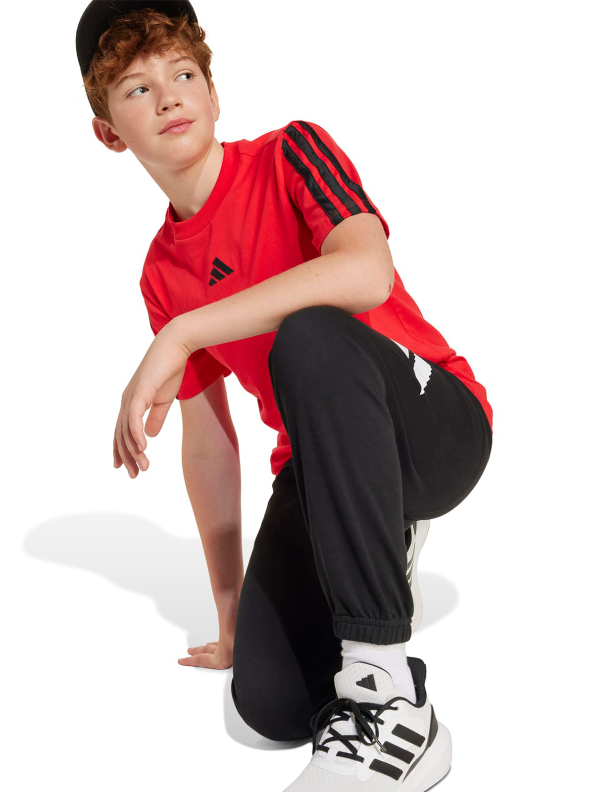 POLO MANGA CORTA NIÑO ADIDAS ROJO ESSENTIALS - 7
